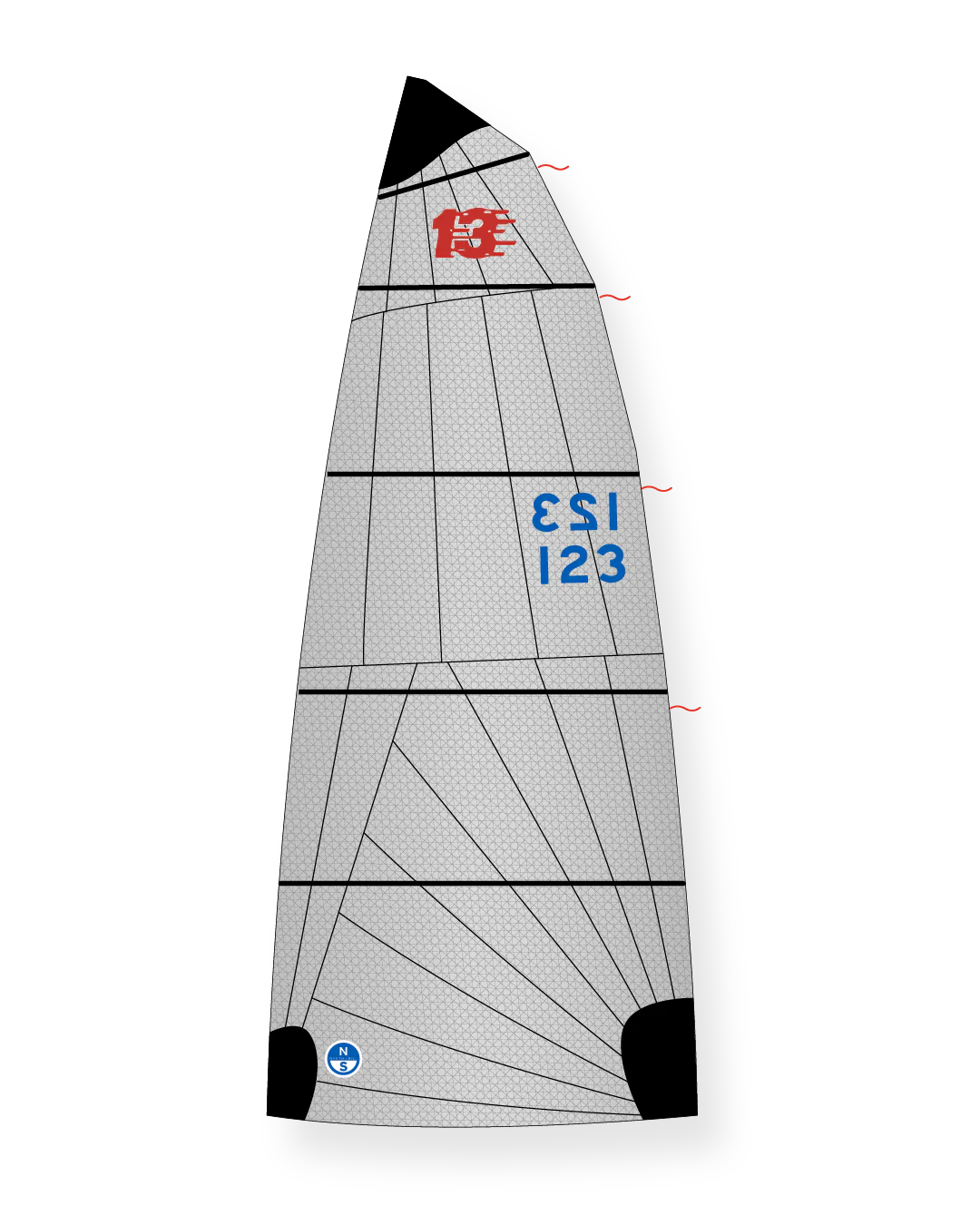 13 FOOT SKIFF M-1 MAINSAIL