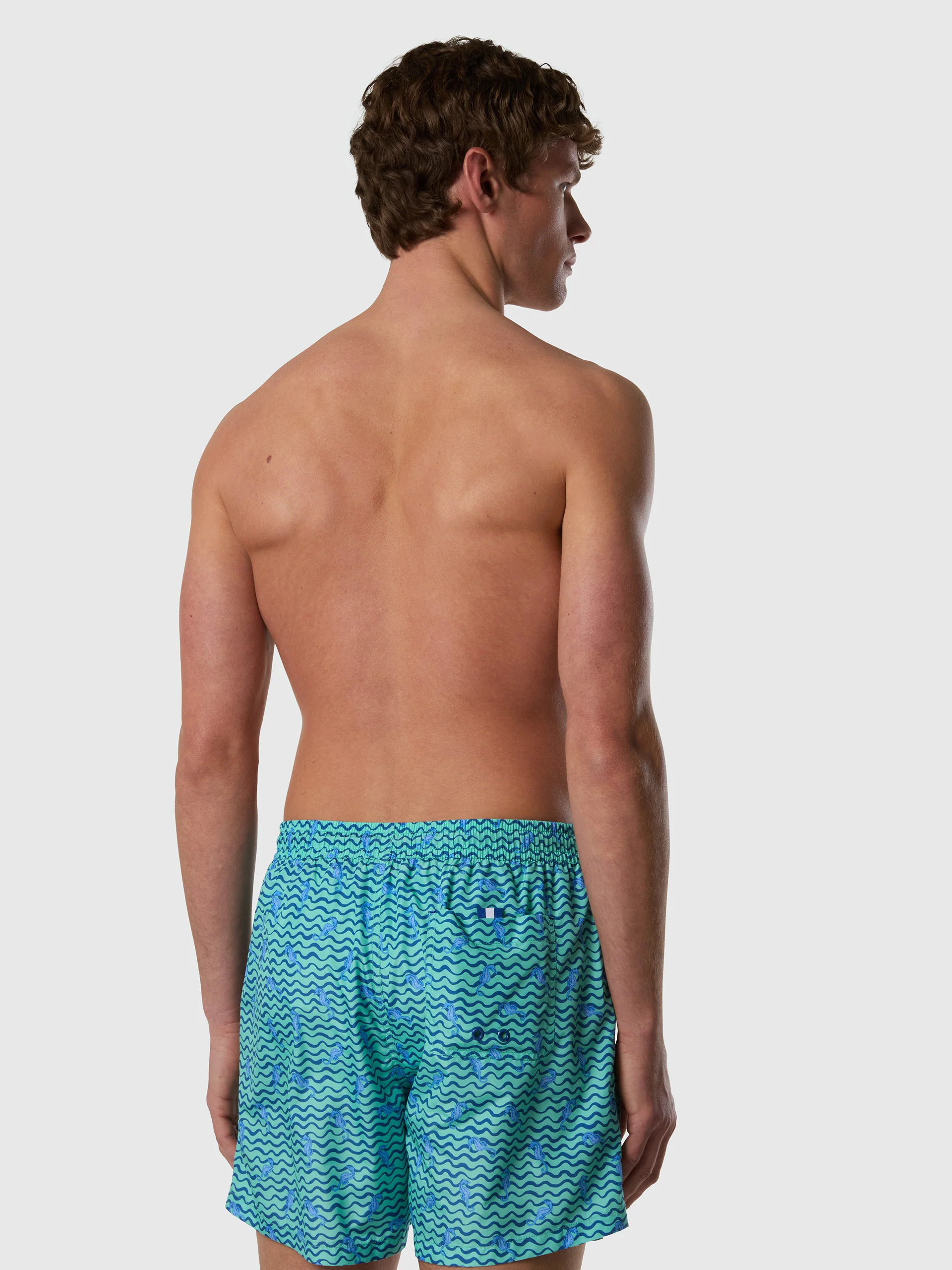 Swim shorts with graphic print - Image 11