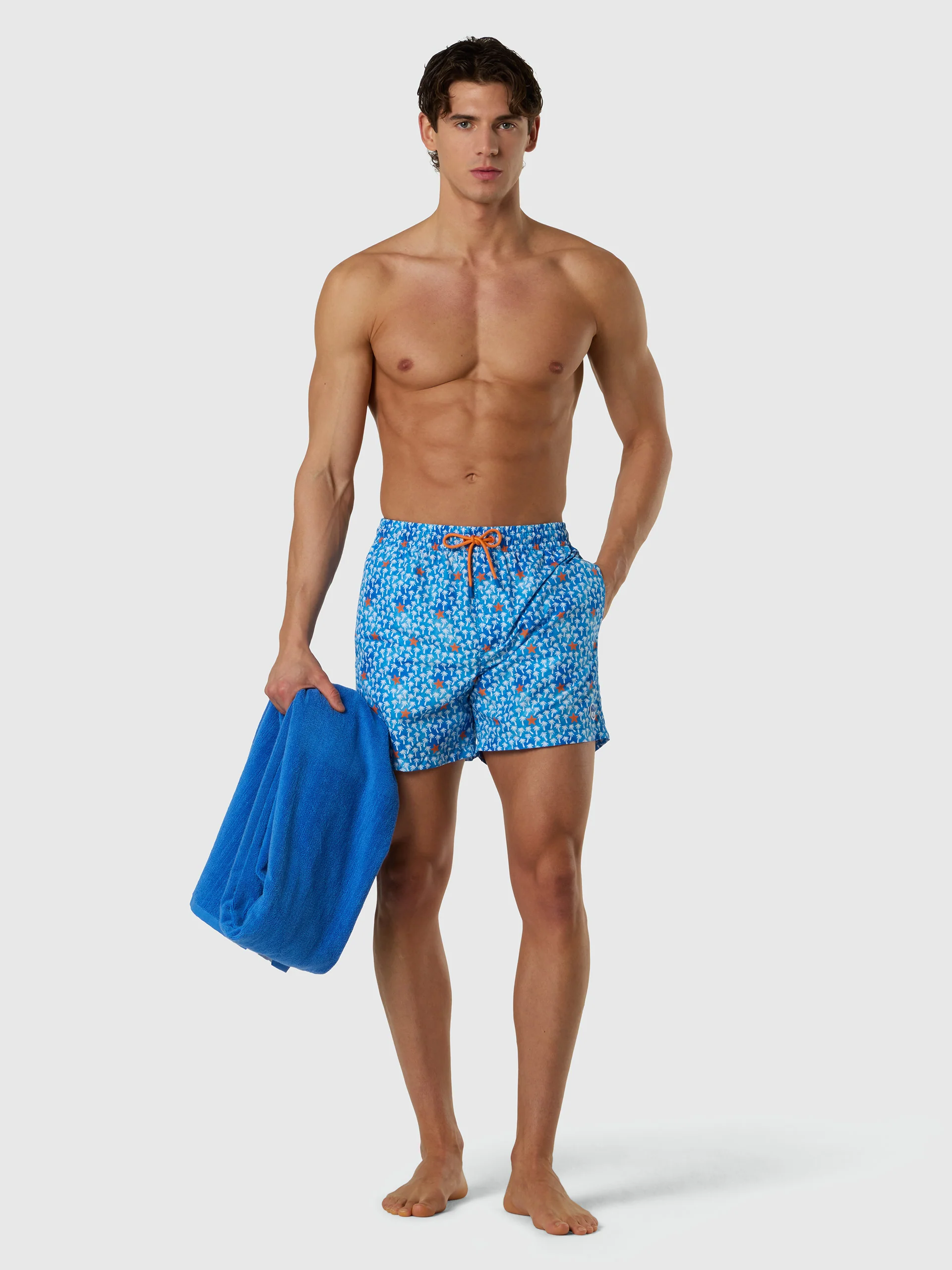 Swim shorts with graphic print - Image 24
