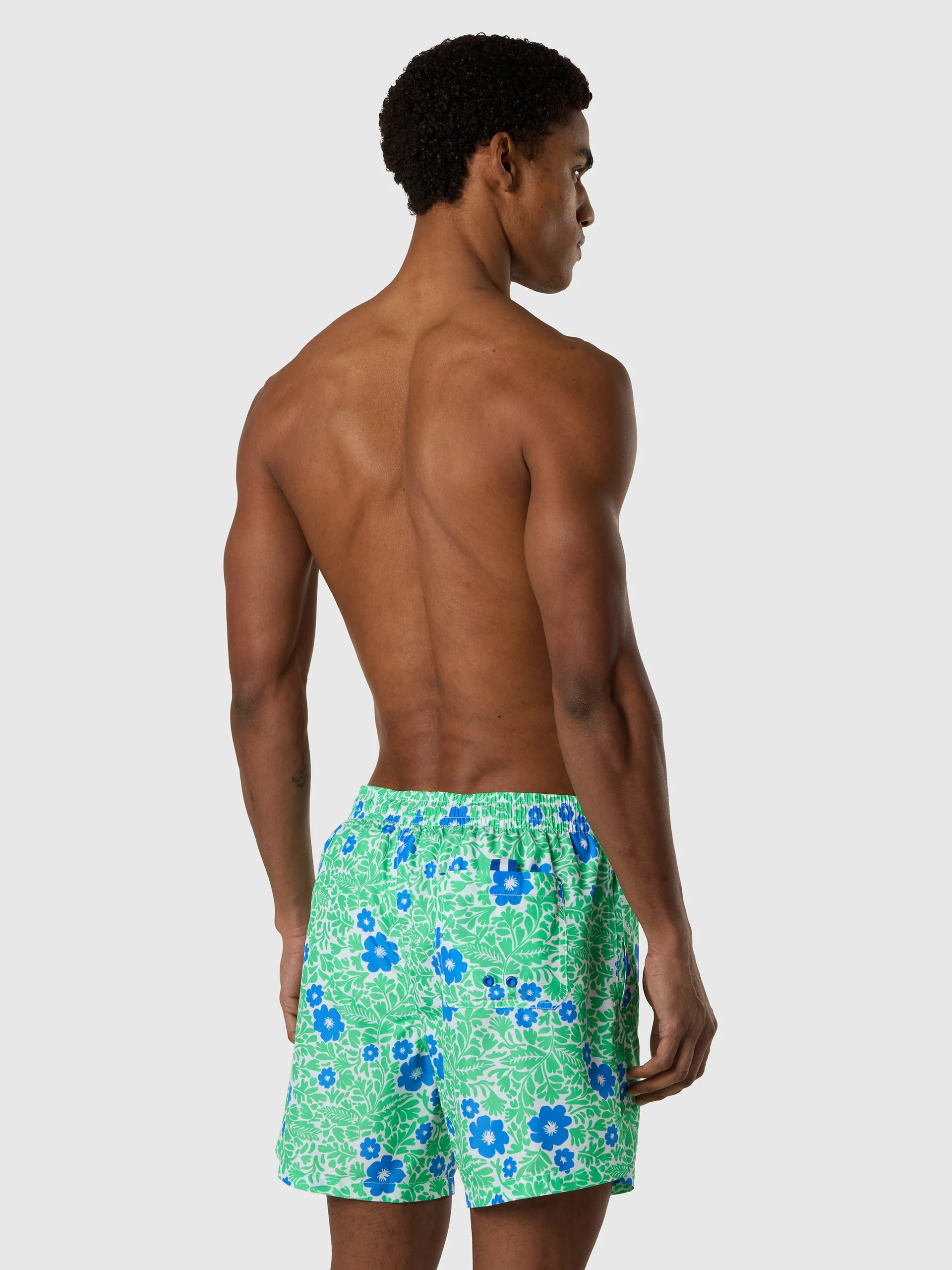 Swim shorts with graphic print - Image 36