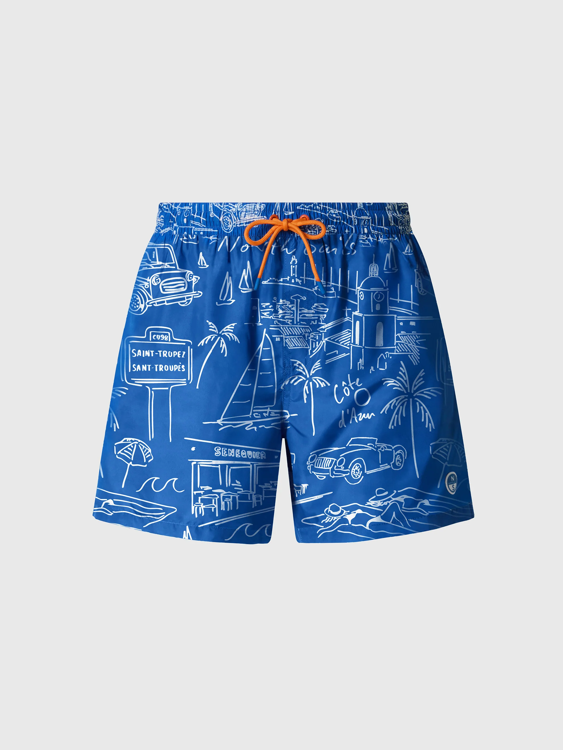 Swim shorts with graphic print - Image 46