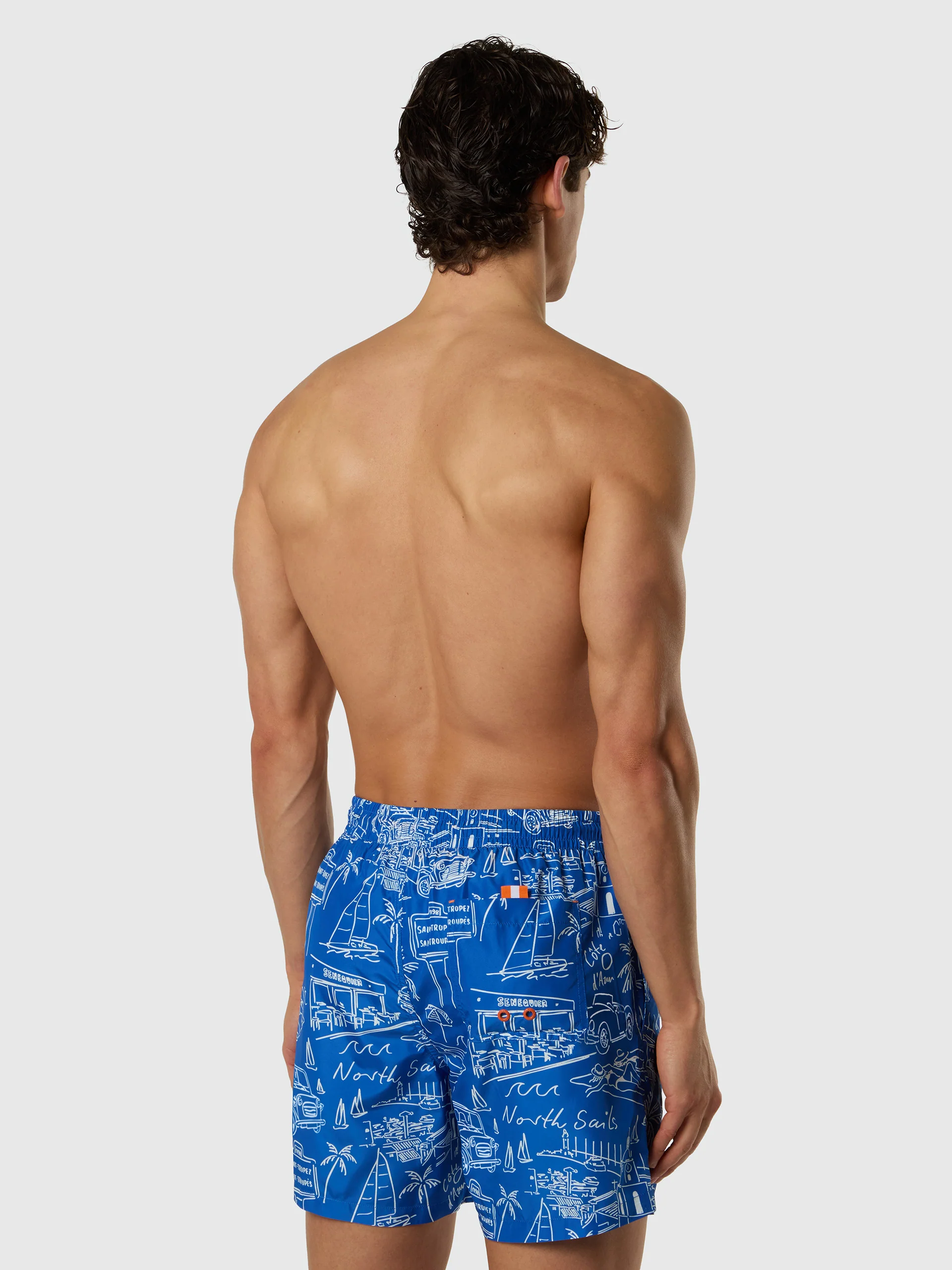 Swim shorts with graphic print - Image 50