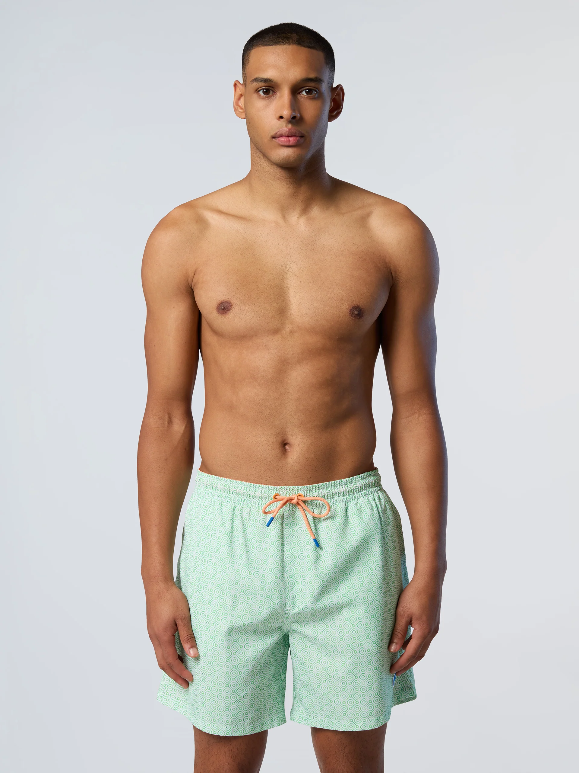Swim shorts with graphic print
