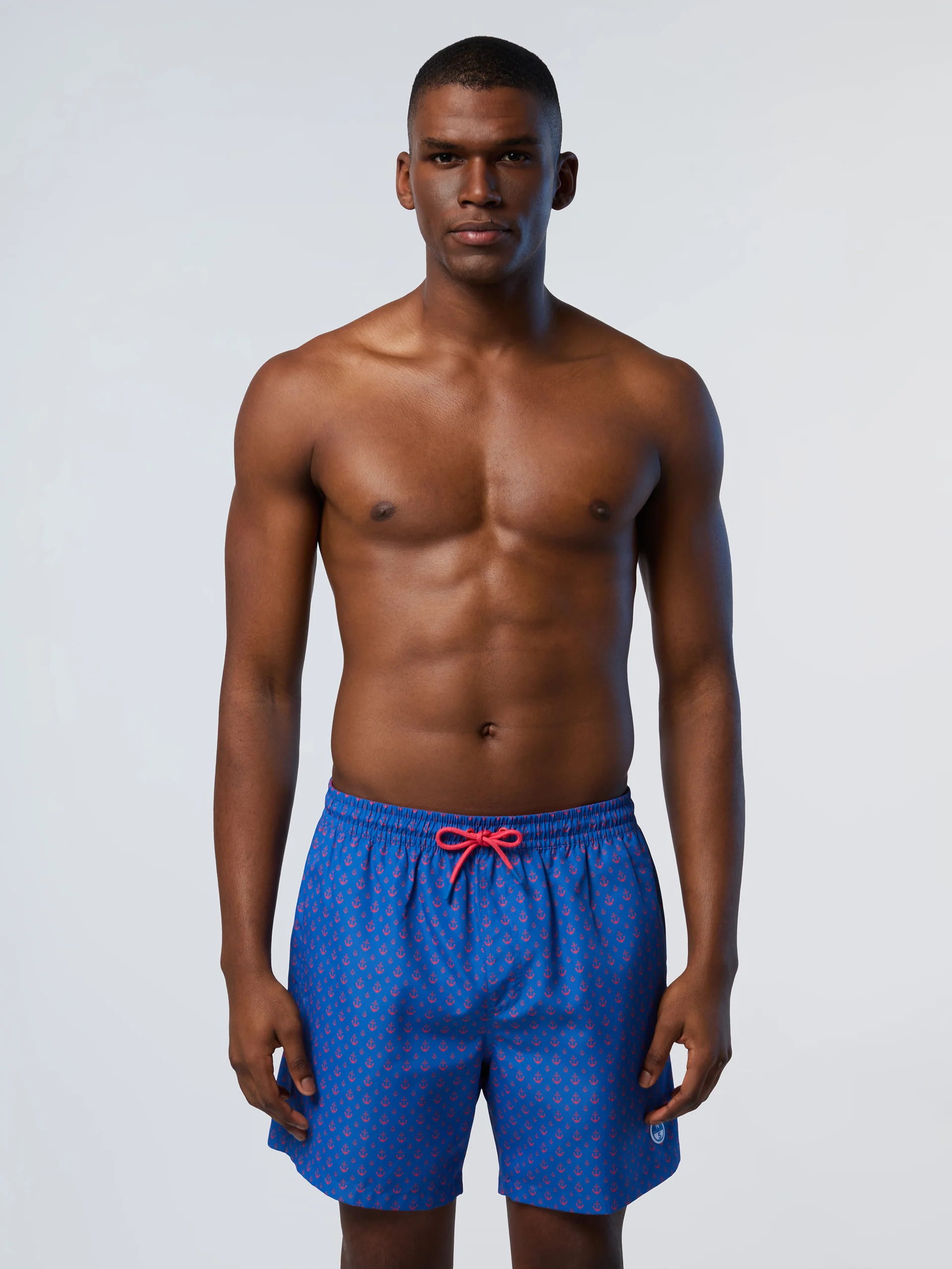 Swim shorts with graphic print - Image 7
