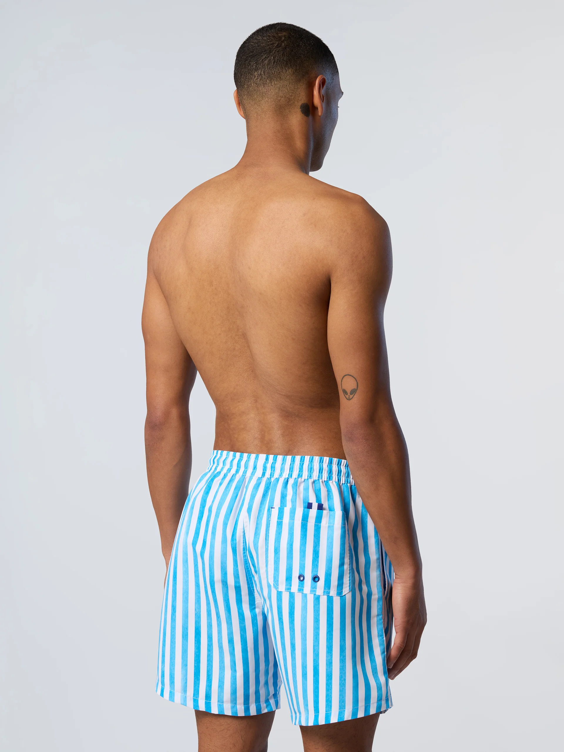 Printed peachskin swim shorts - Image 16