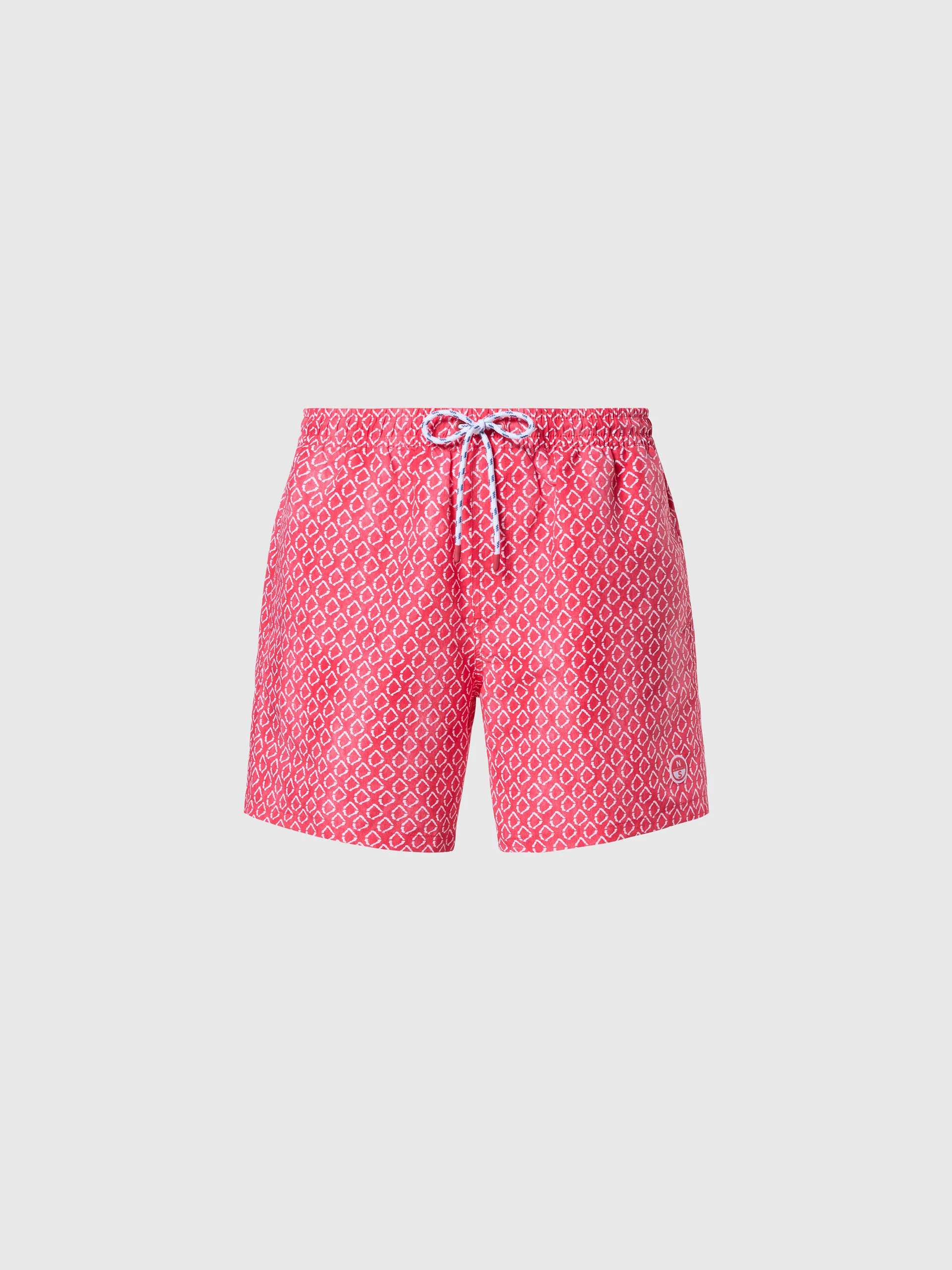 Printed peachskin swim shorts - Image 7