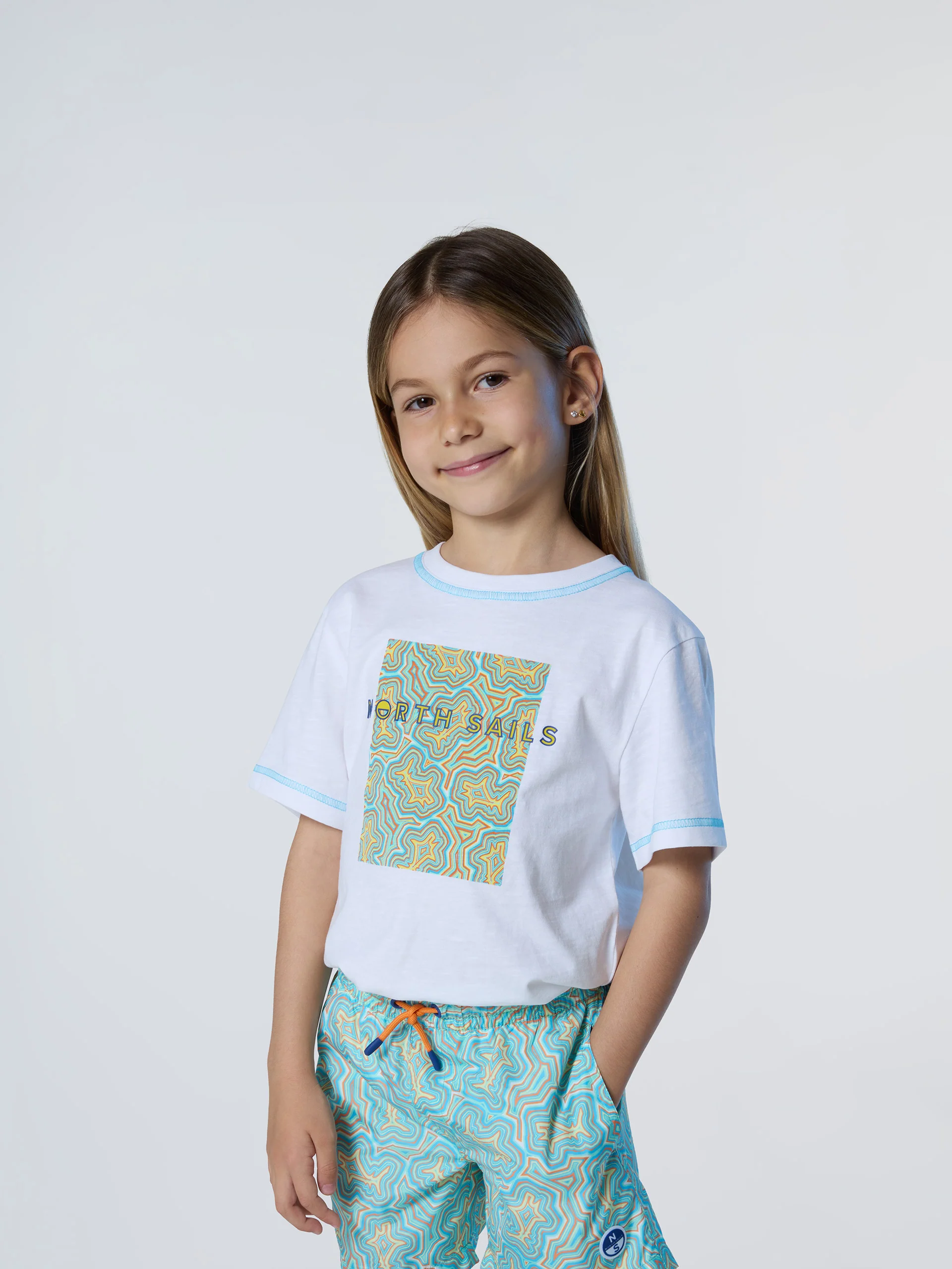 Swim shorts with all-over print - Image 15