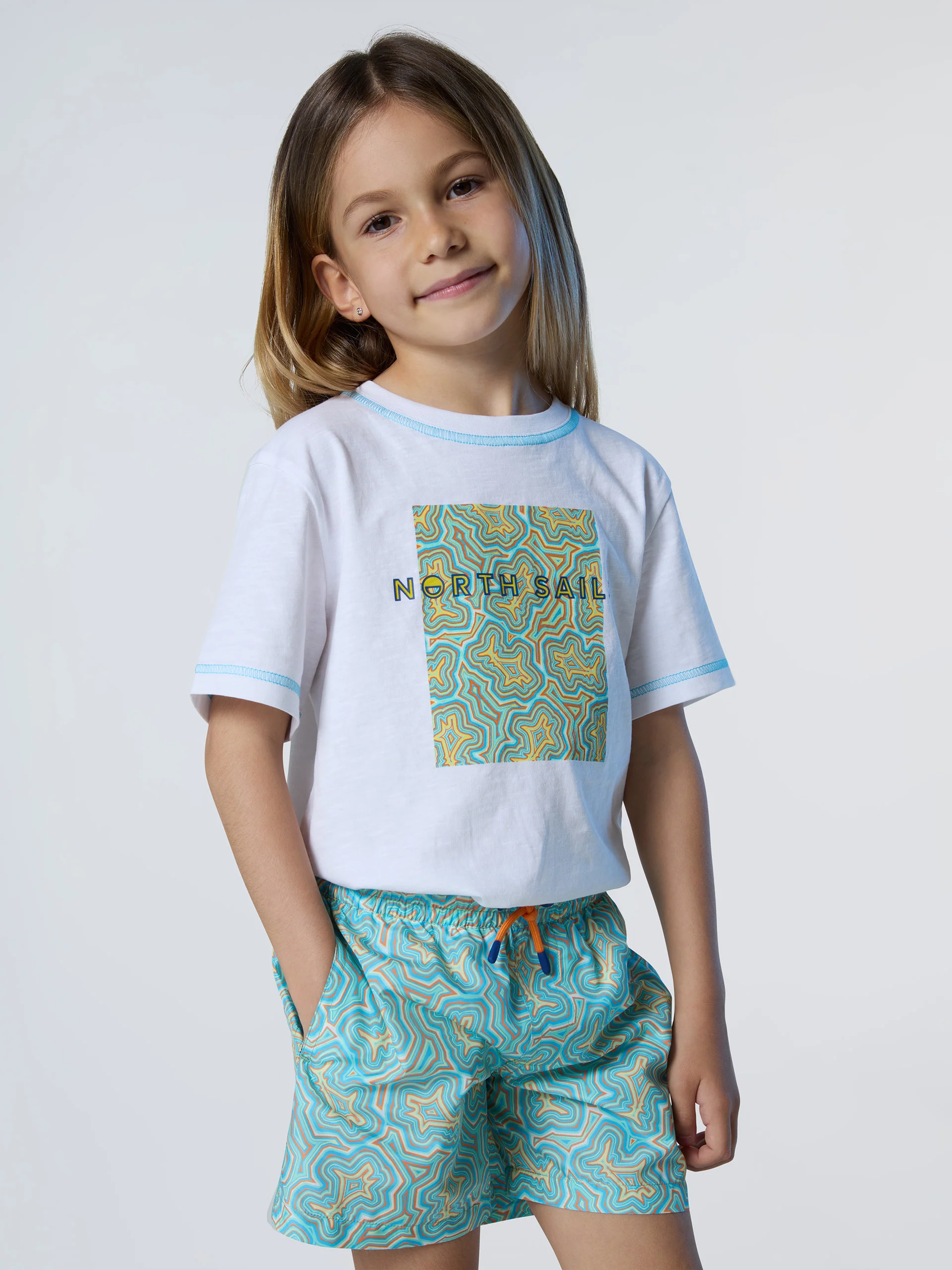 Swim shorts with all-over print - Image 16