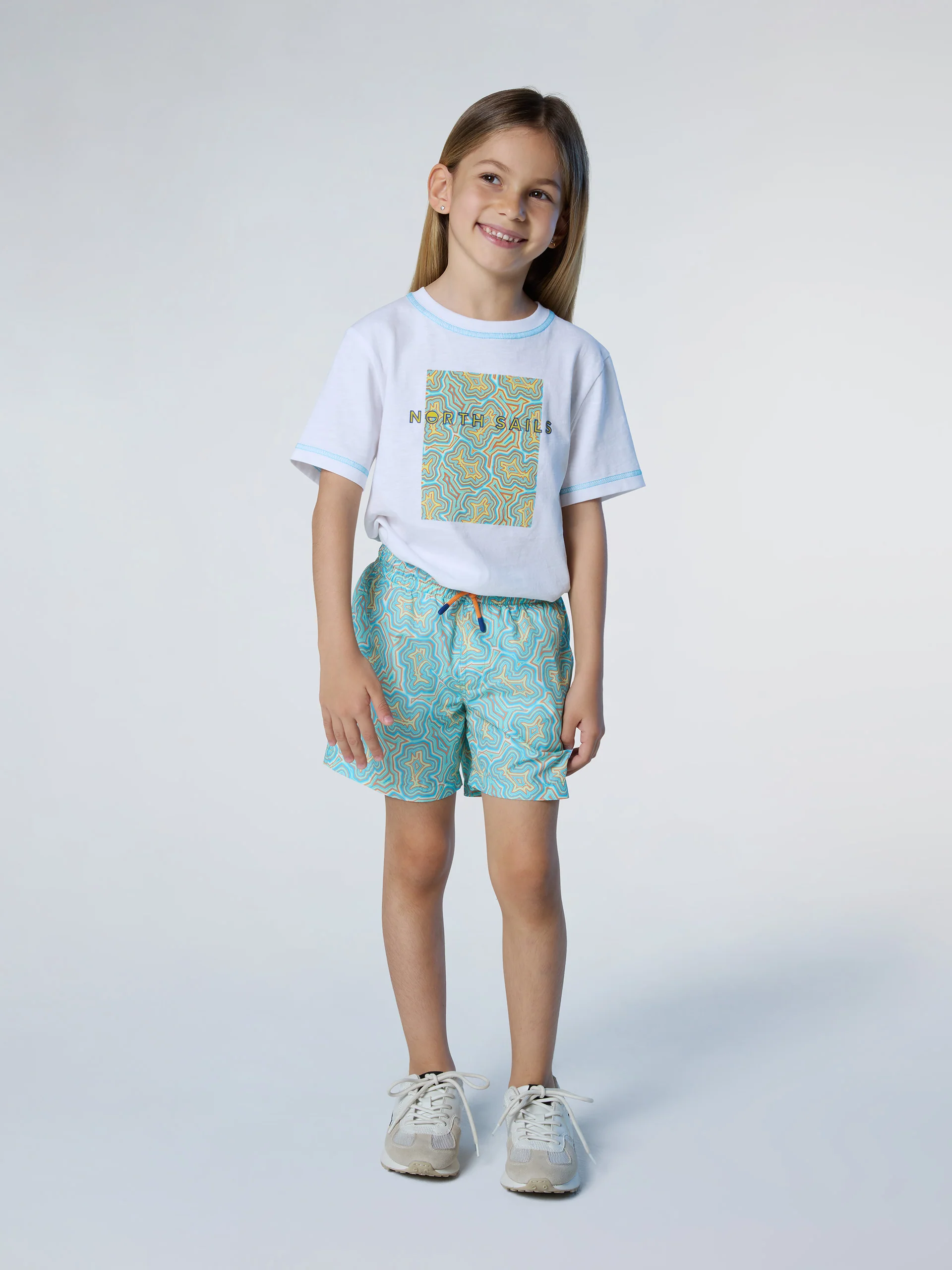 Swim shorts with all-over print - Image 18