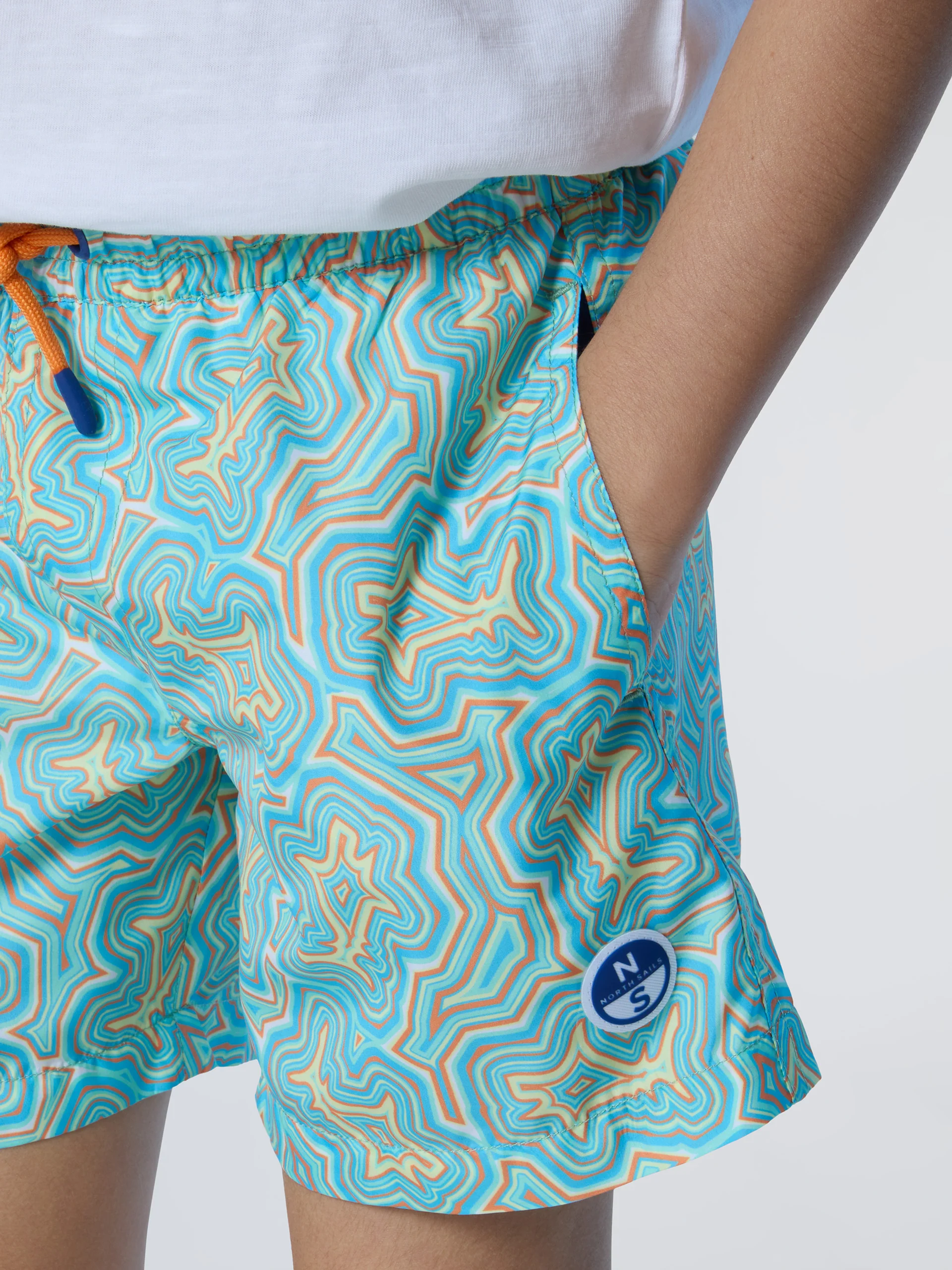 Swim shorts with all-over print - Image 19