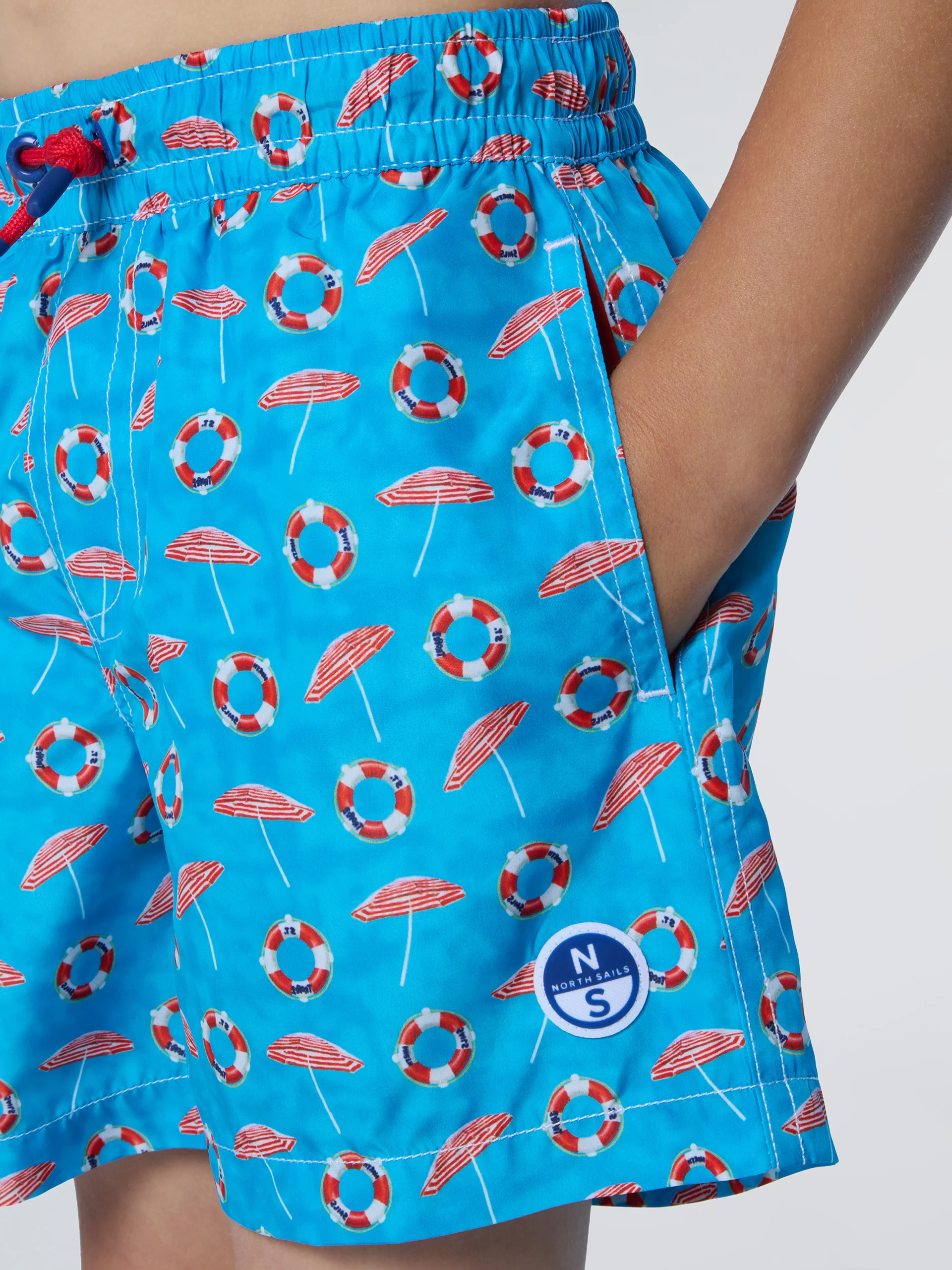 Swim shorts with all-over print - Image 6