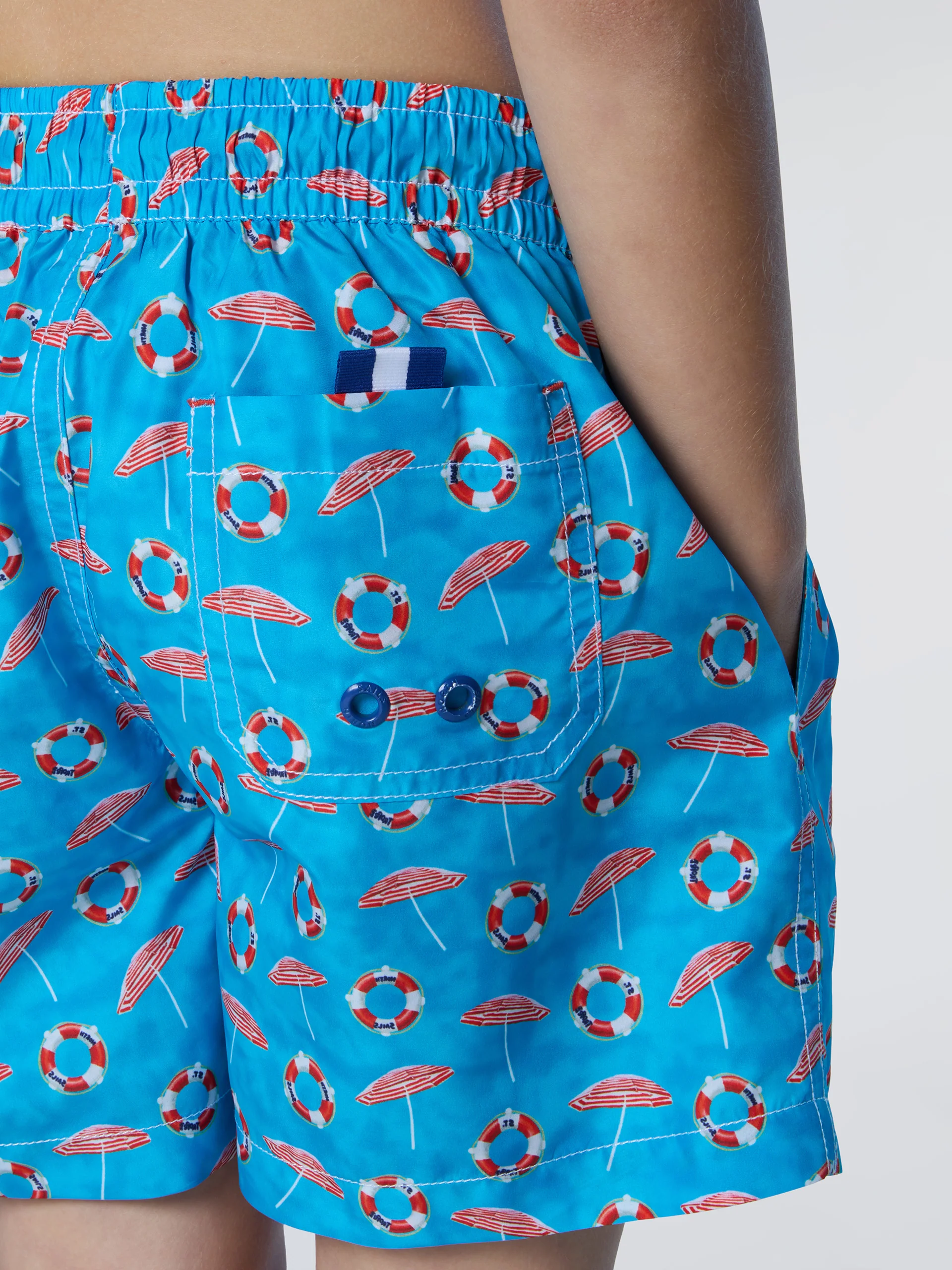 Swim shorts with all-over print - Image 7