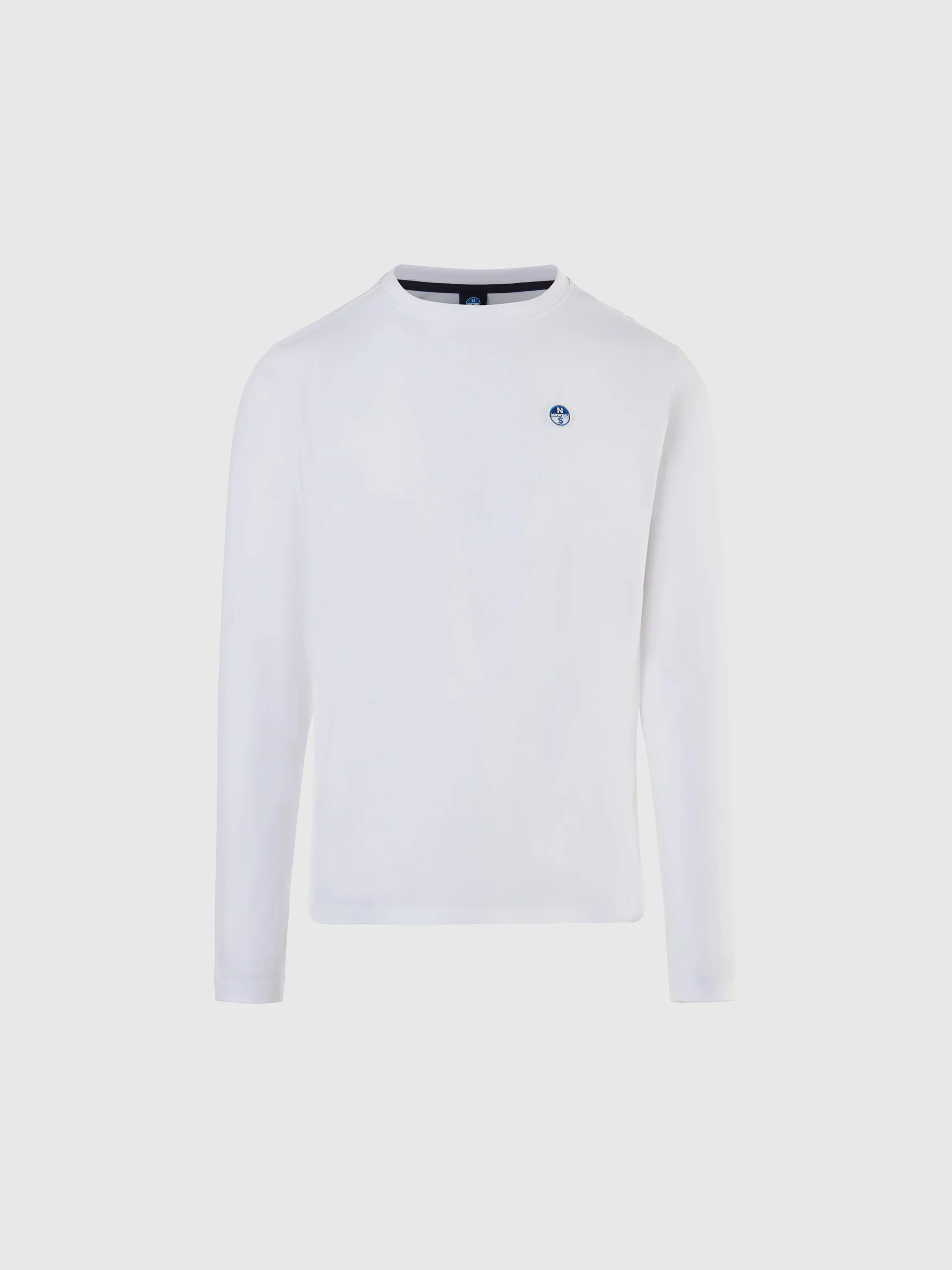 Long-sleeved T-shirt with logo patch - Image 2
