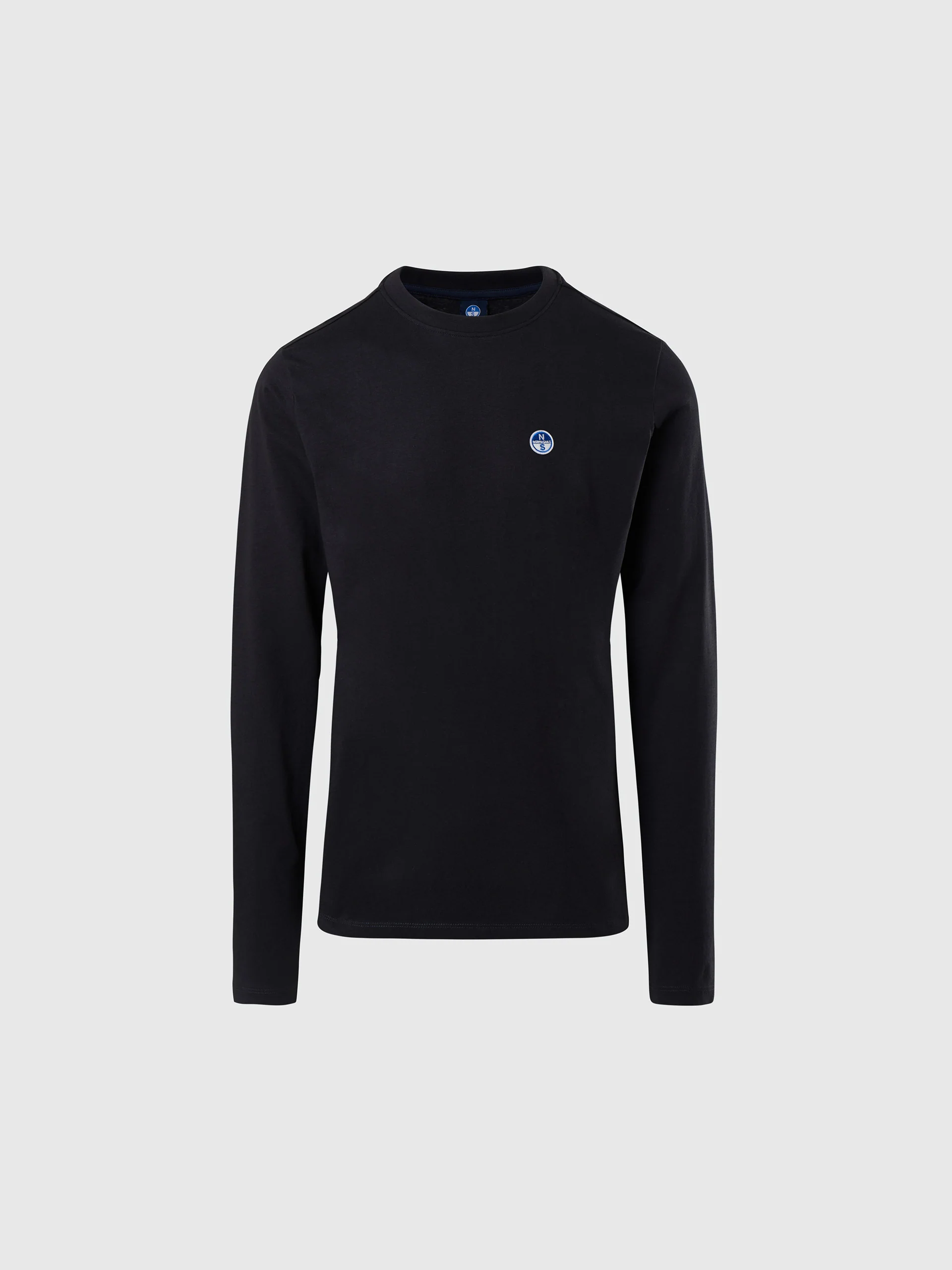 Long-sleeved T-shirt with logo patch - Image 3