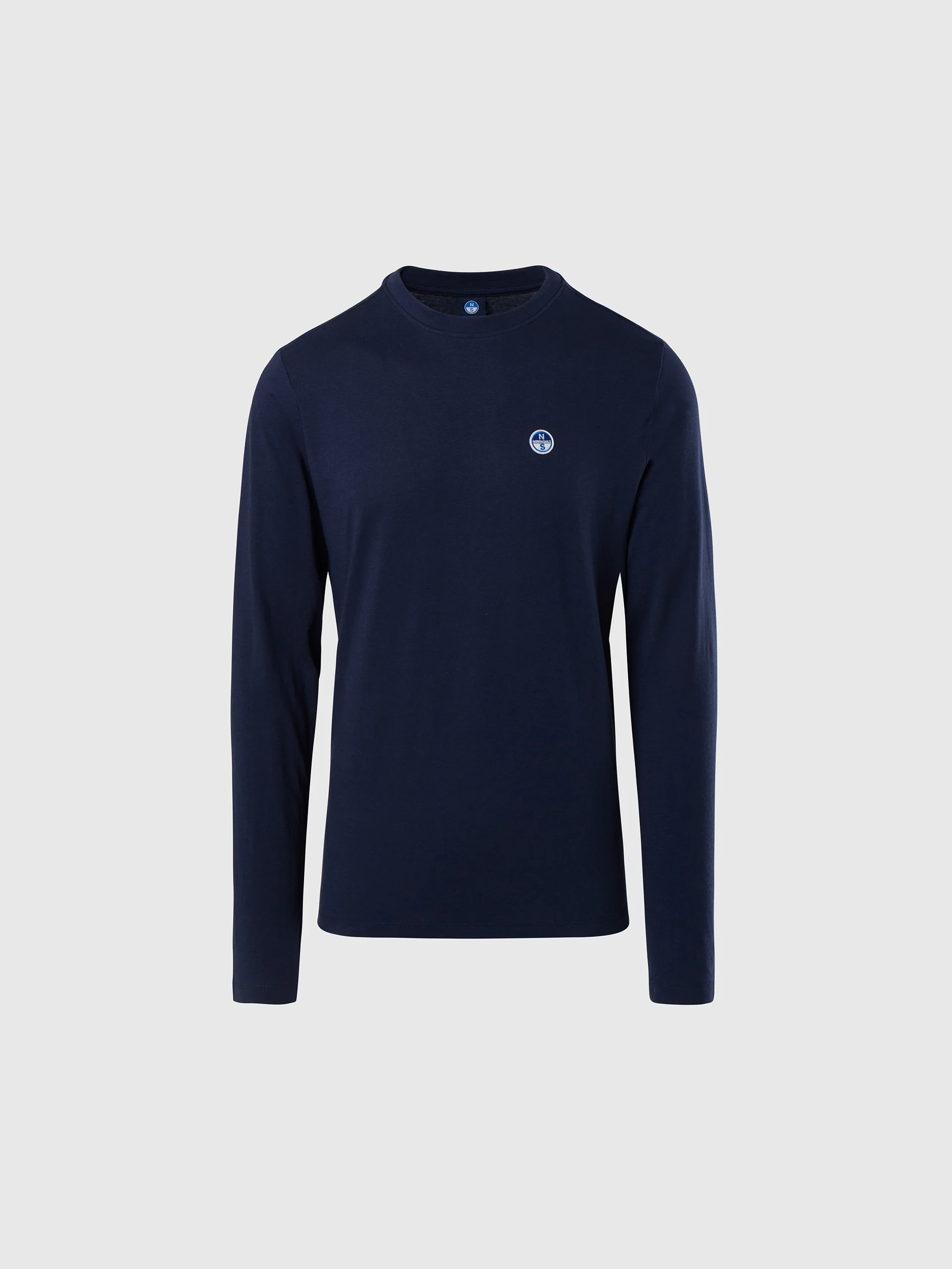 Long-sleeved T-shirt with logo patch - Image 4