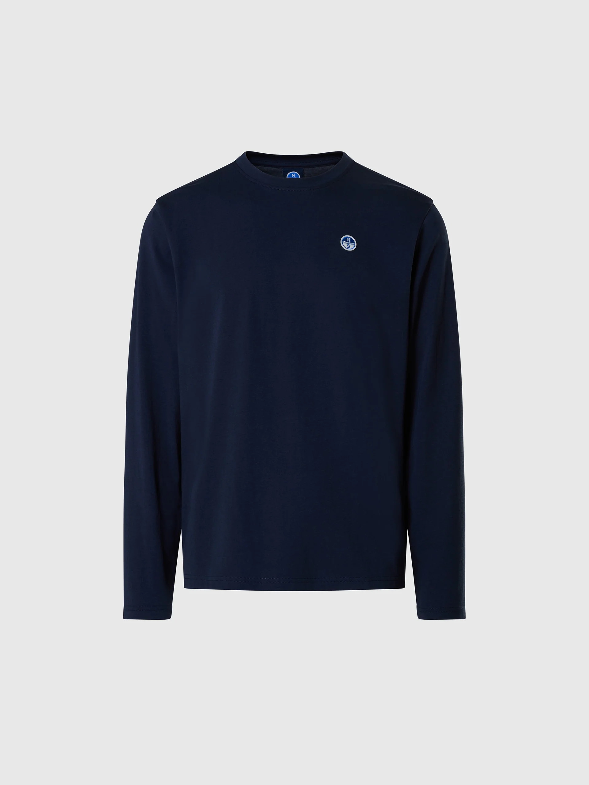 Long-sleeved T-shirt with logo patch - Image 3