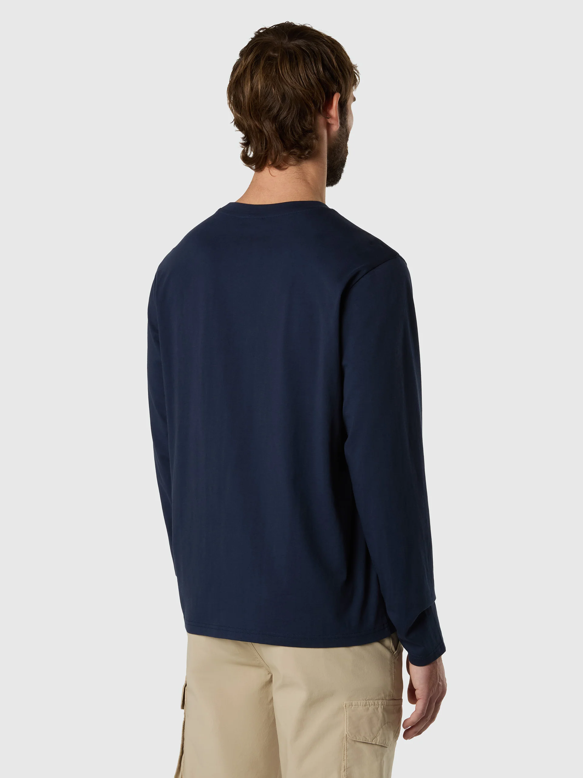 Long-sleeved T-shirt with logo patch - Image 4
