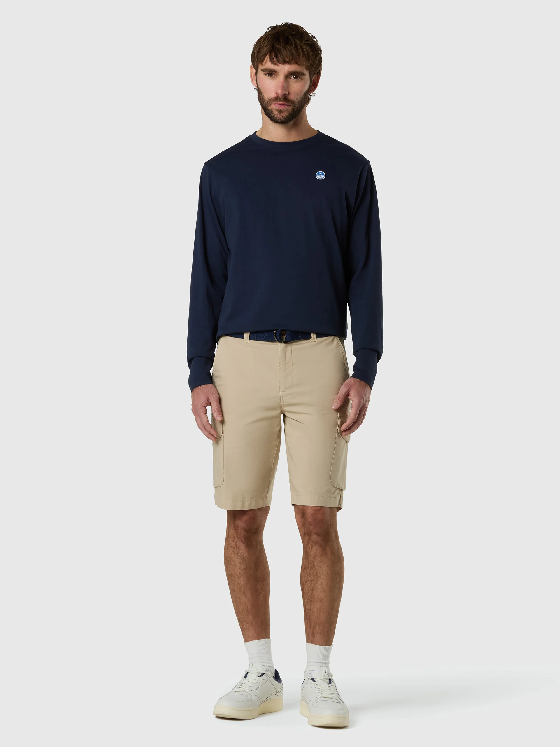 Long-sleeved T-shirt with logo patch - Image 5