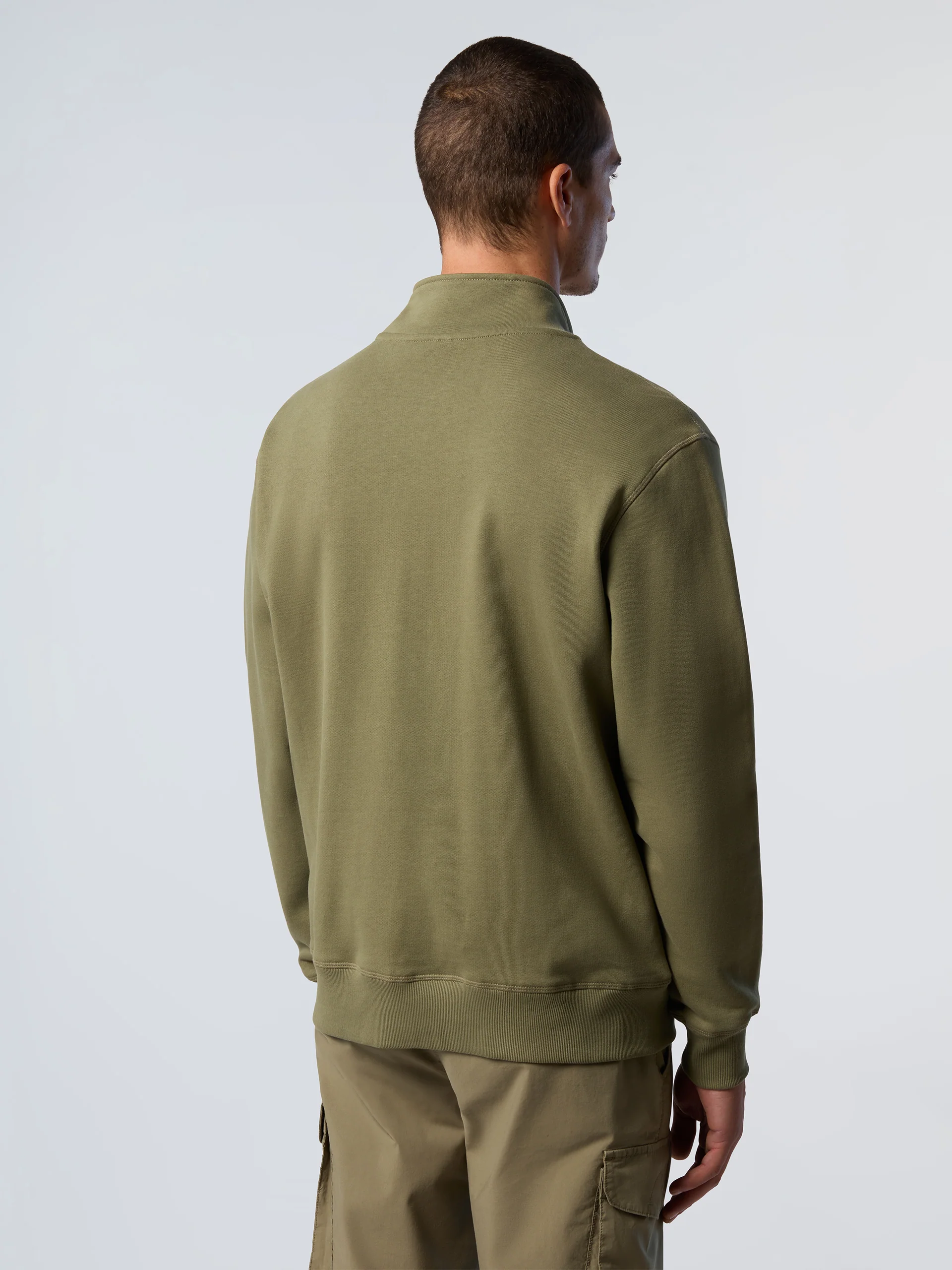 Full-zip sweatshirt with logo patch - Image 4
