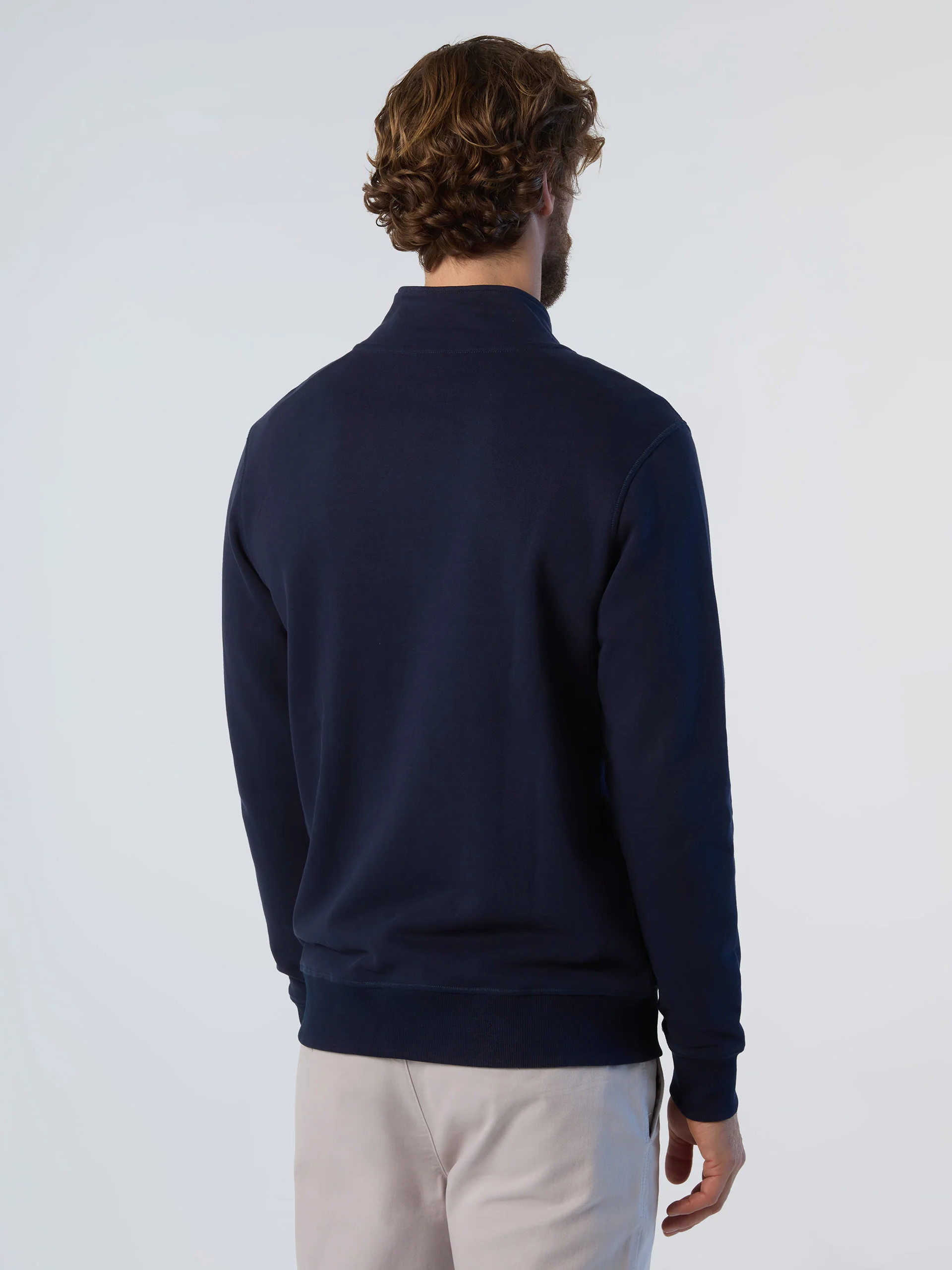Full-zip sweatshirt with logo patch - Image 9