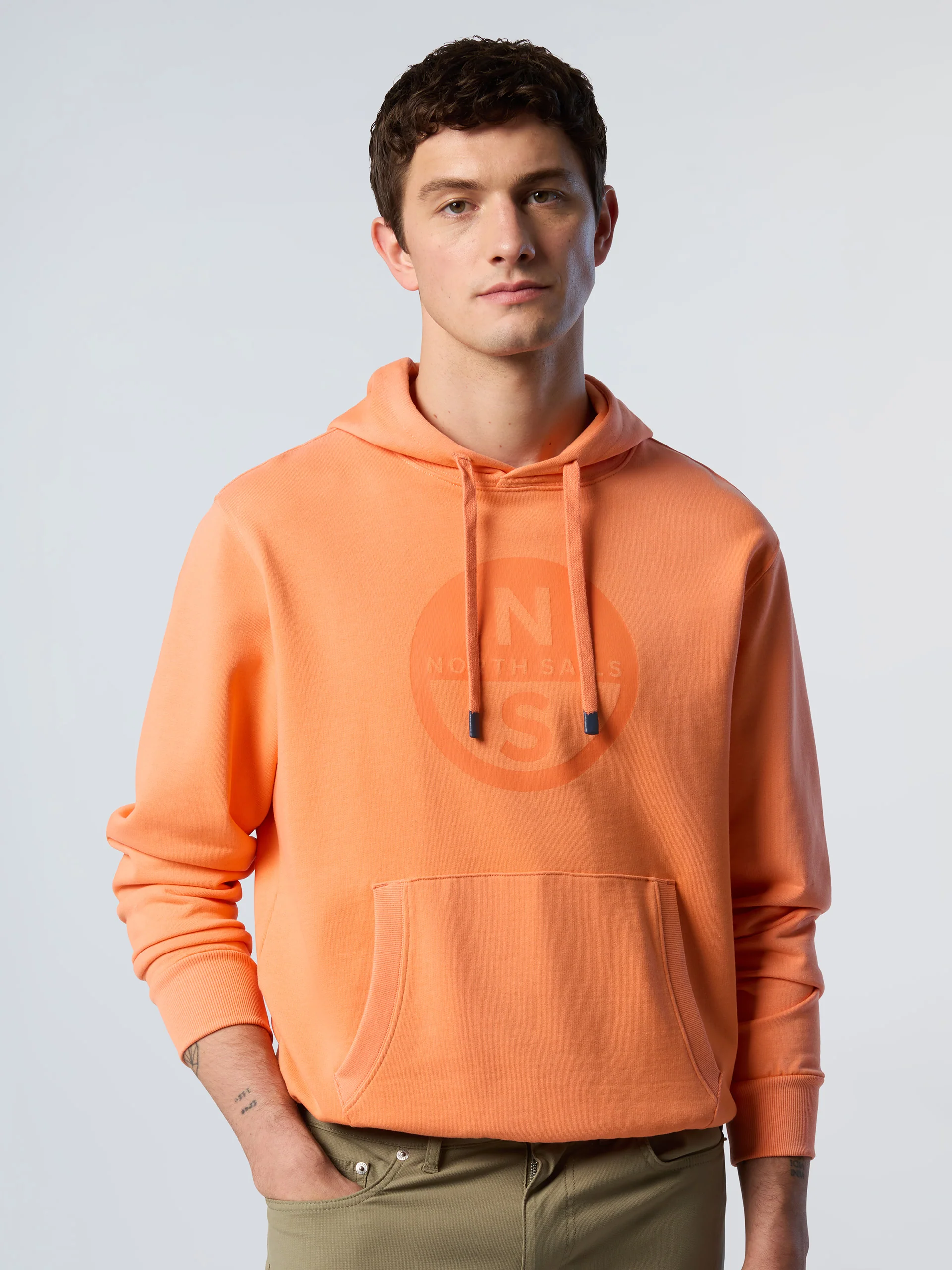 Hoodie with maxi logo print - Image 8