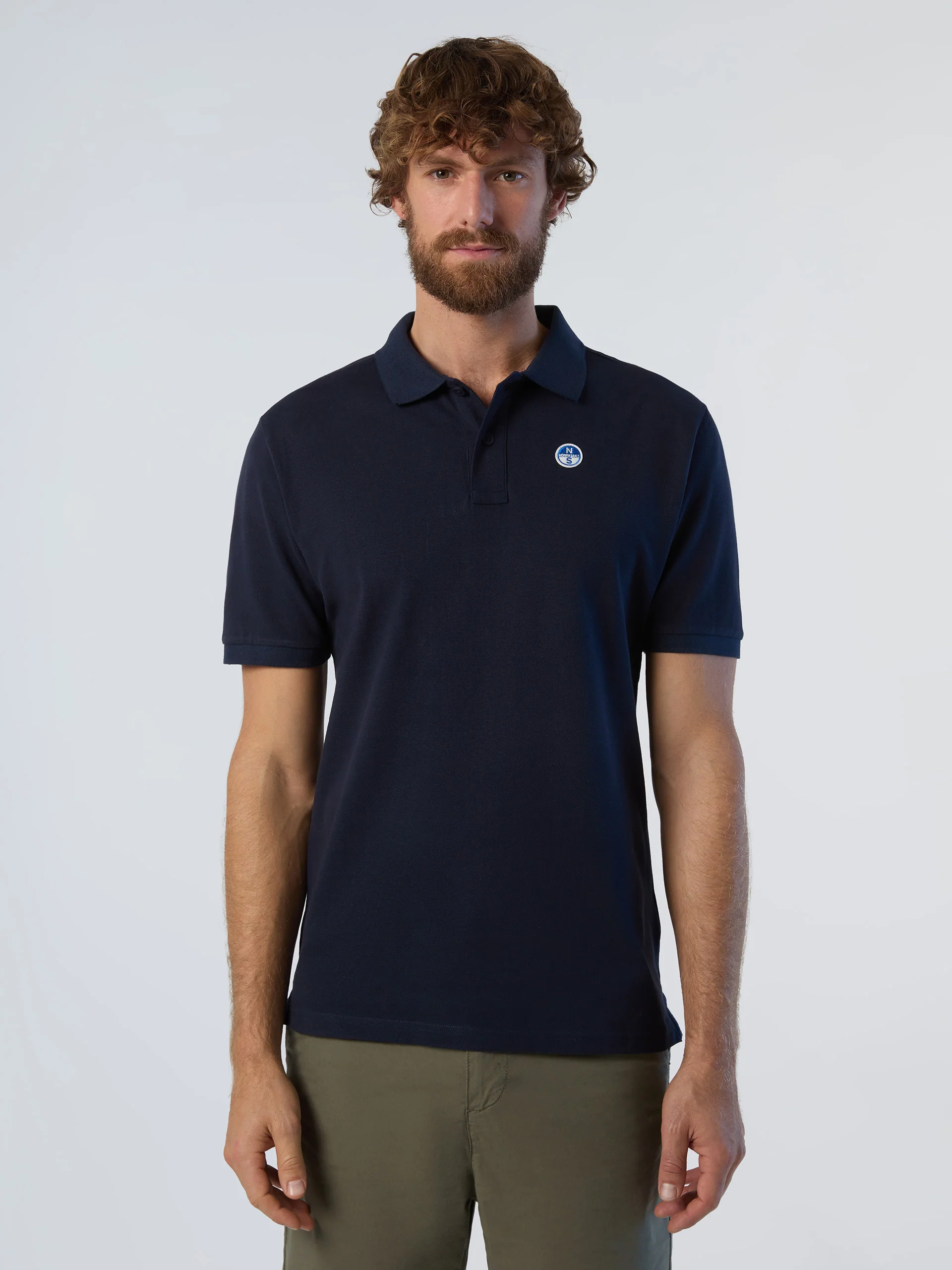 Polo shirt with logo patch - Image 6