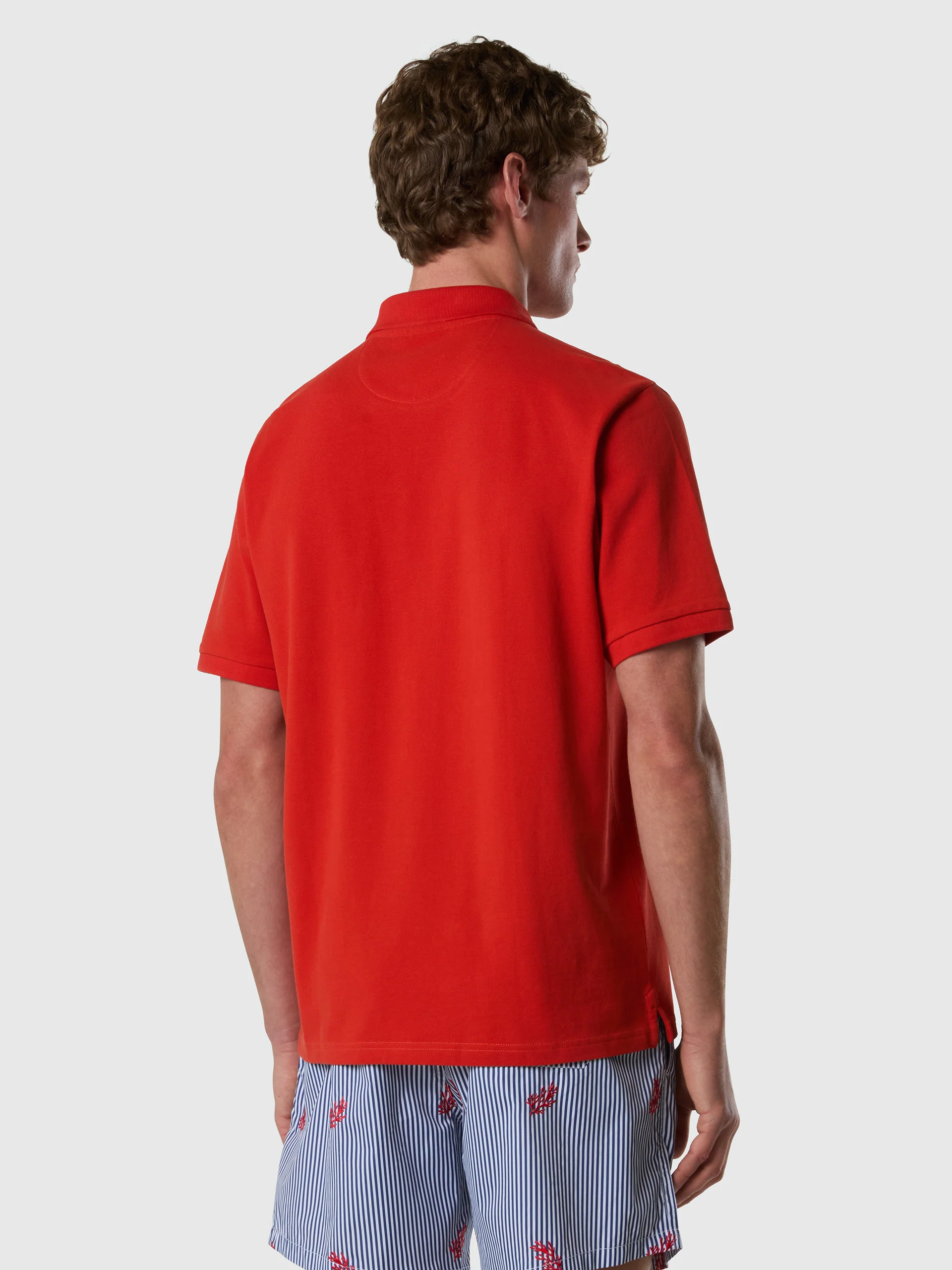 Polo shirt with logo patch - Image 4