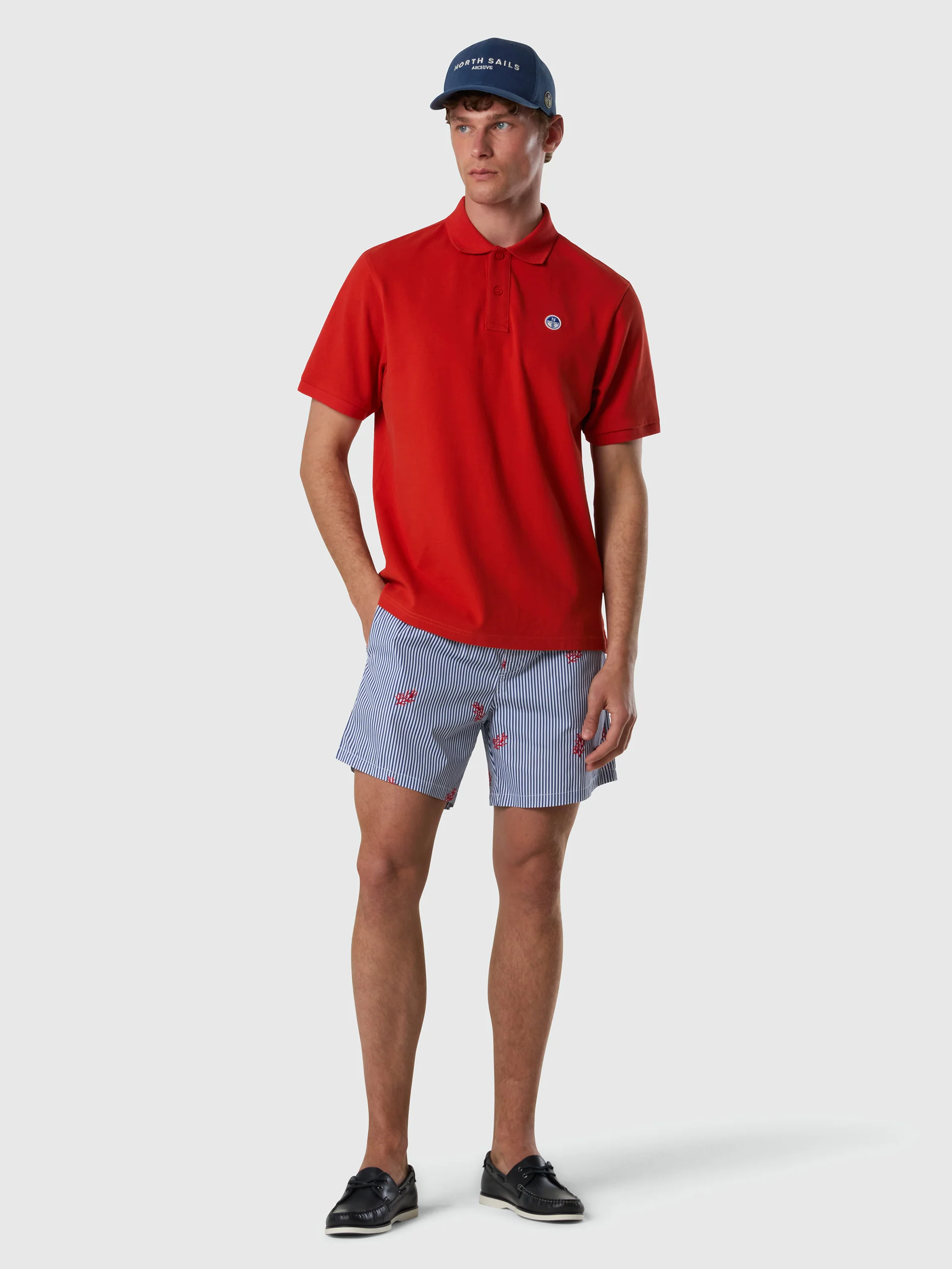 Polo shirt with logo patch - Image 5