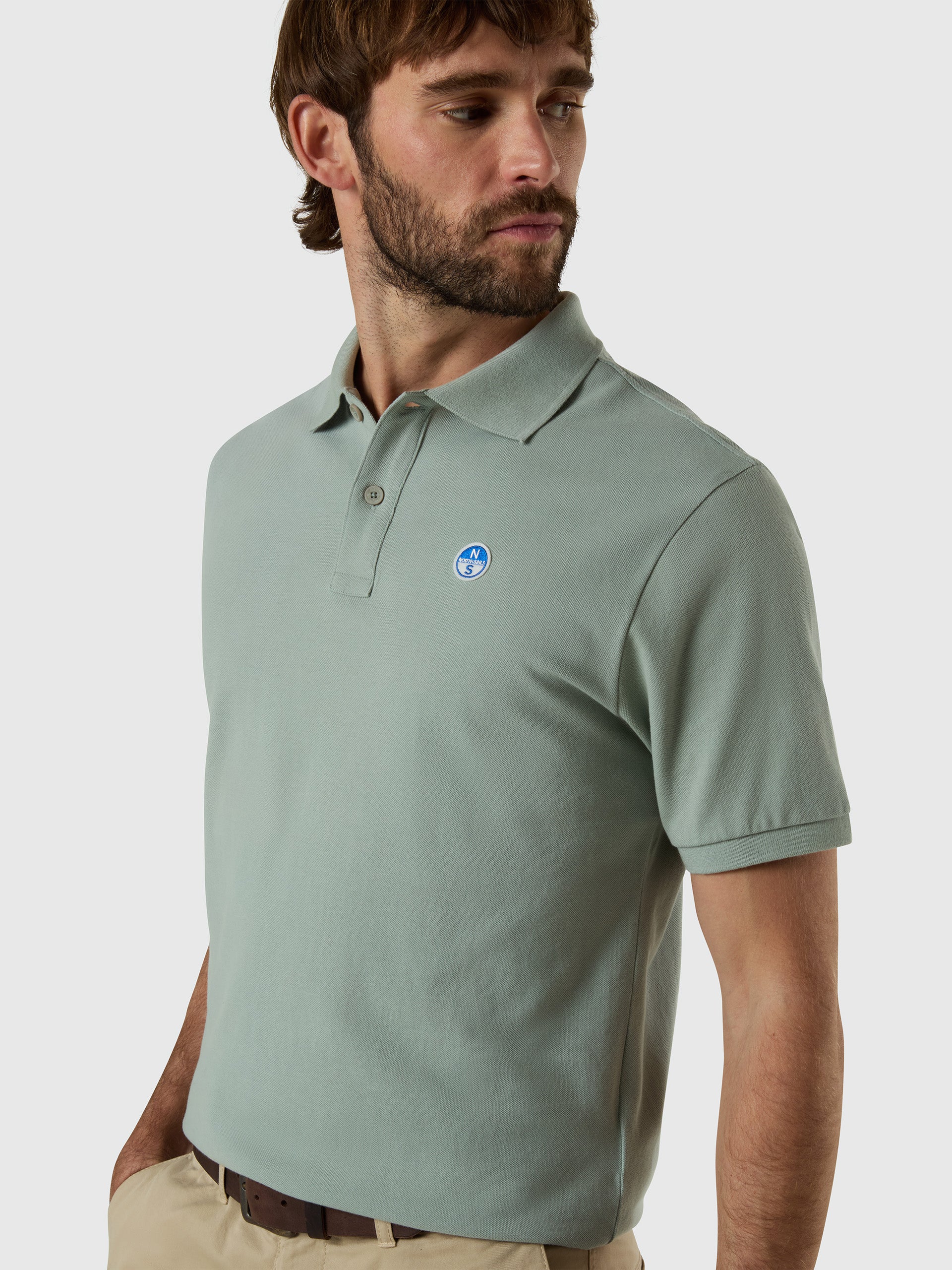 Polo shirt with logo patch - Image 8