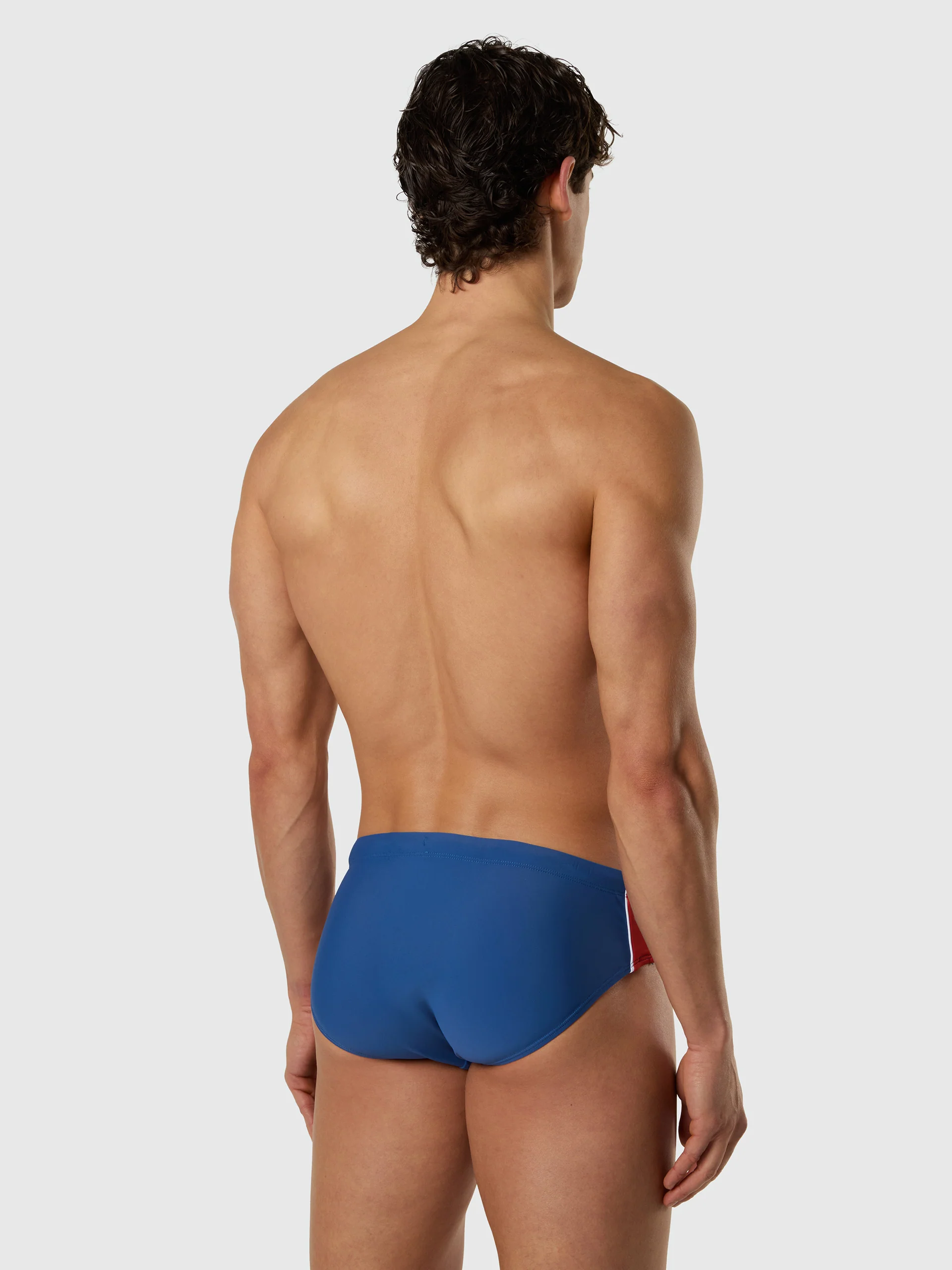 Swim briefs with side stripes - Image 10