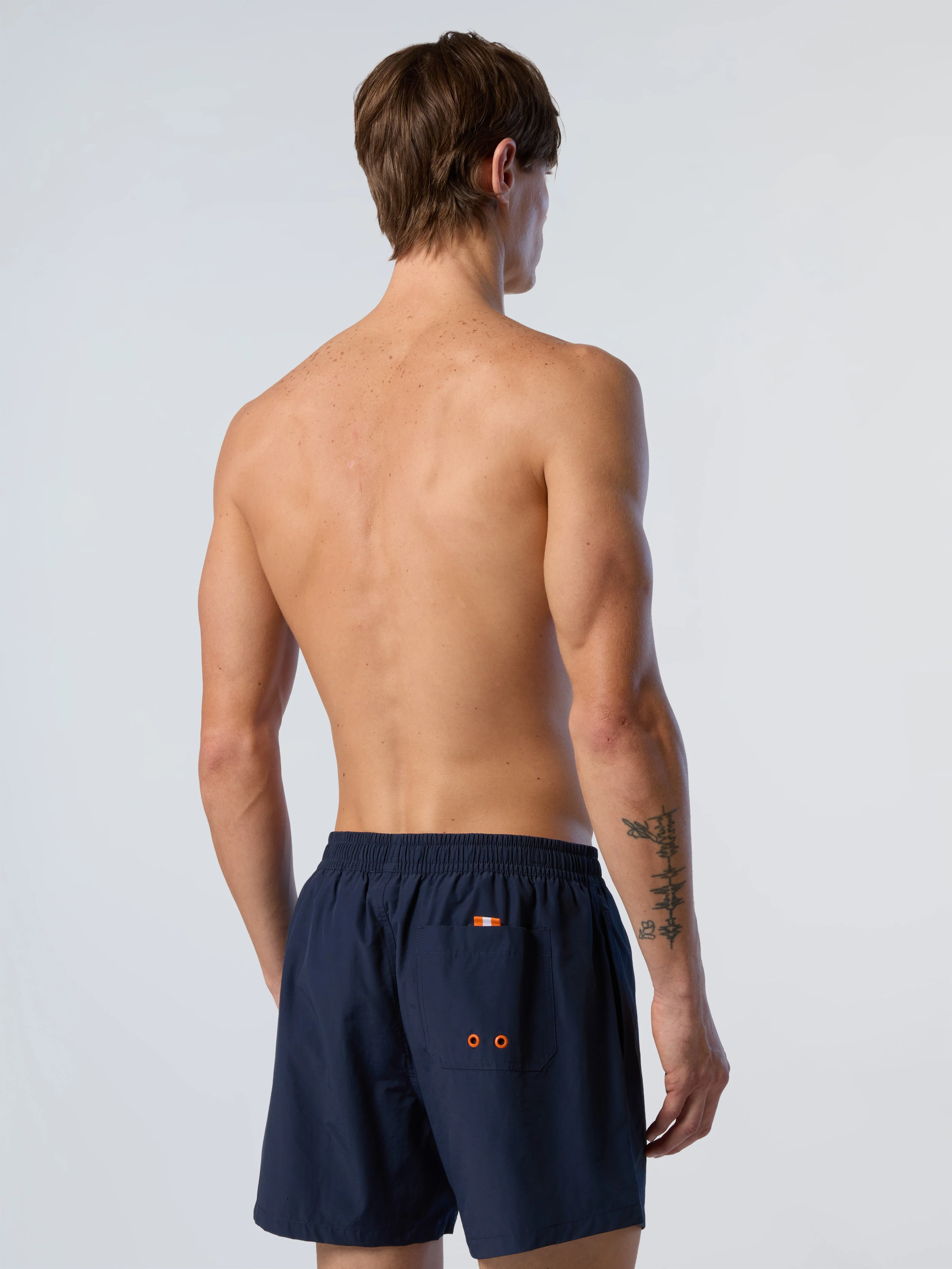 Swim shorts with logo patch - Image 4