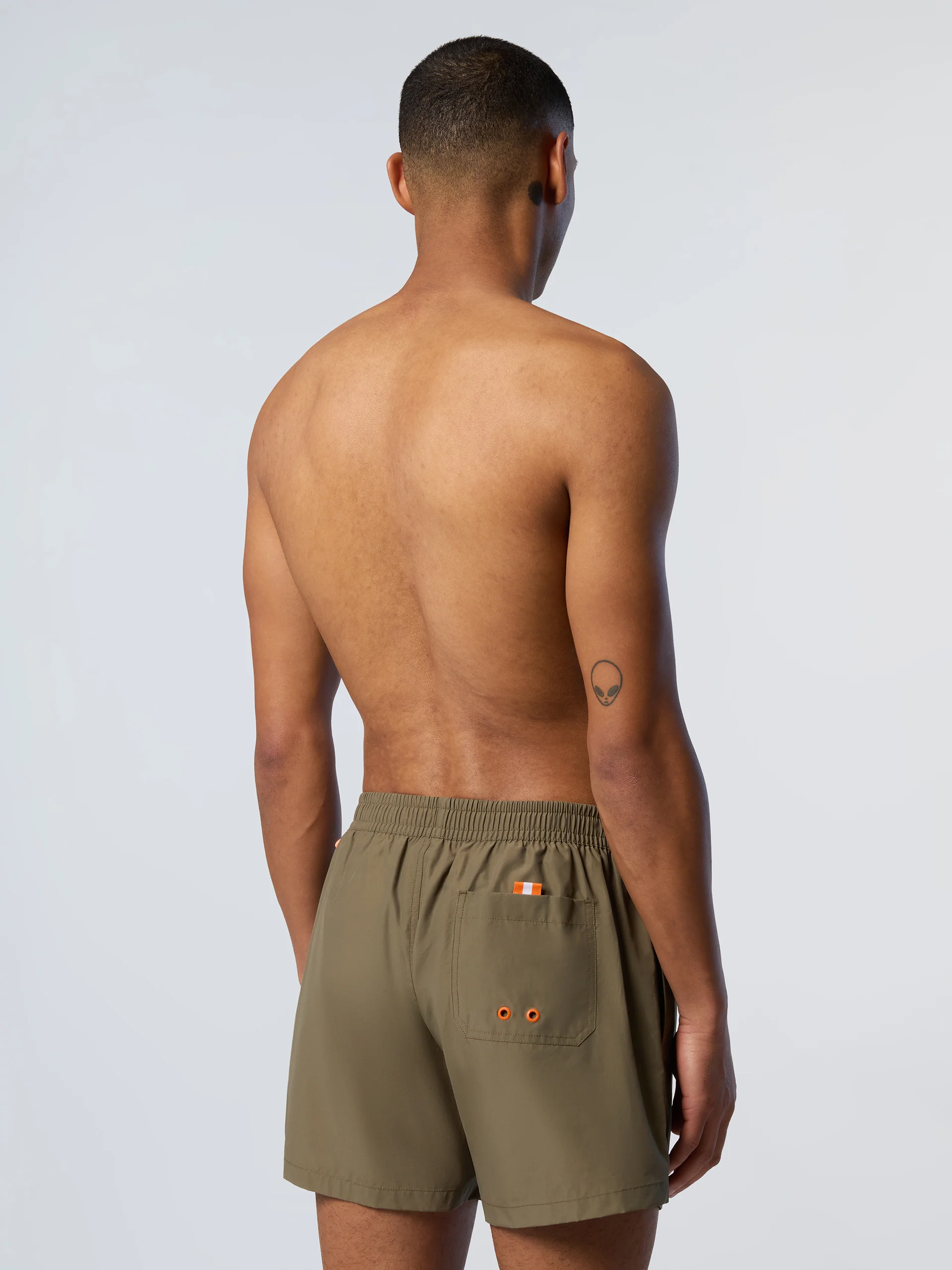 Swim shorts with logo patch - Image 10