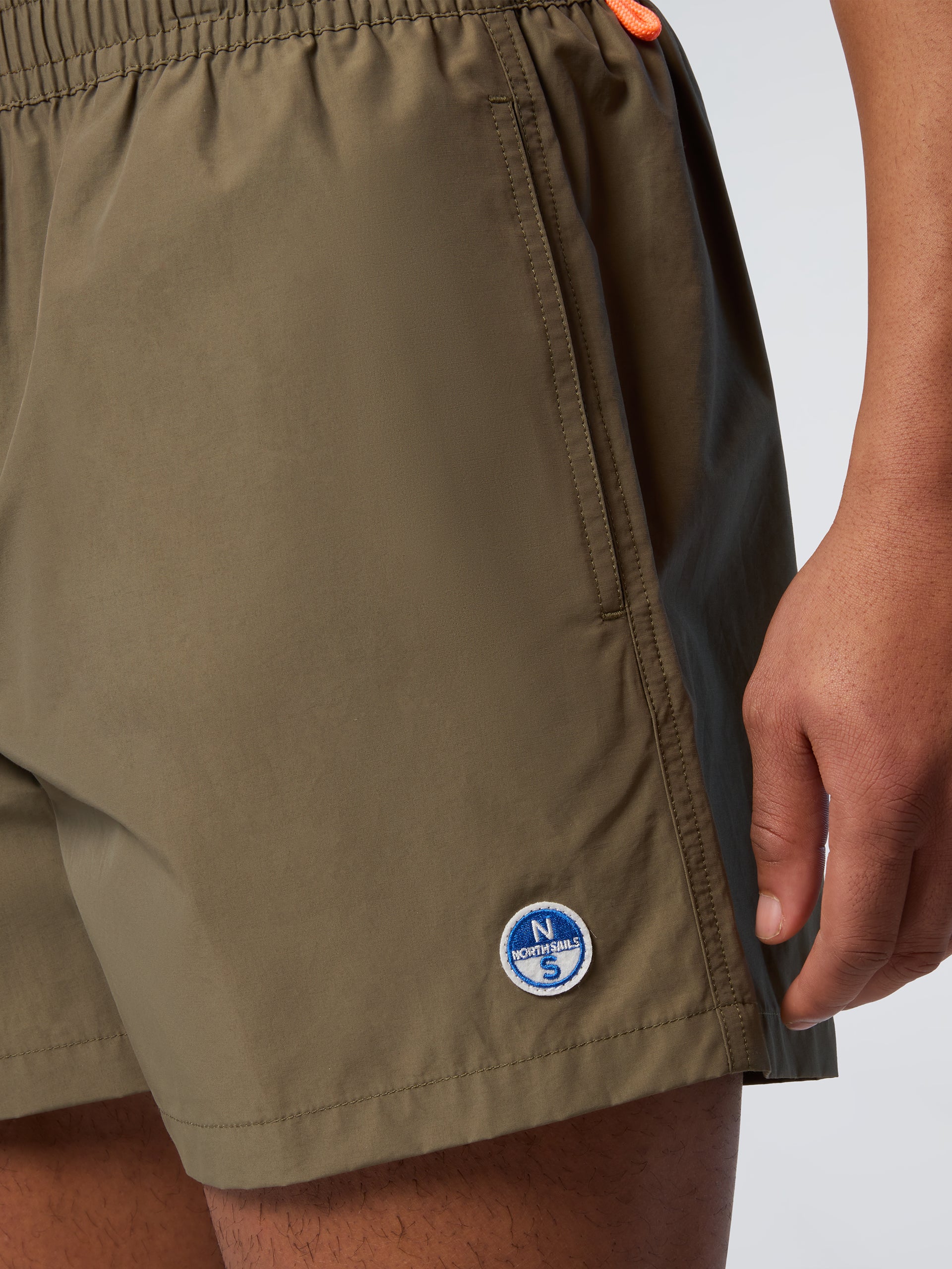 Swim shorts with logo patch - Image 12