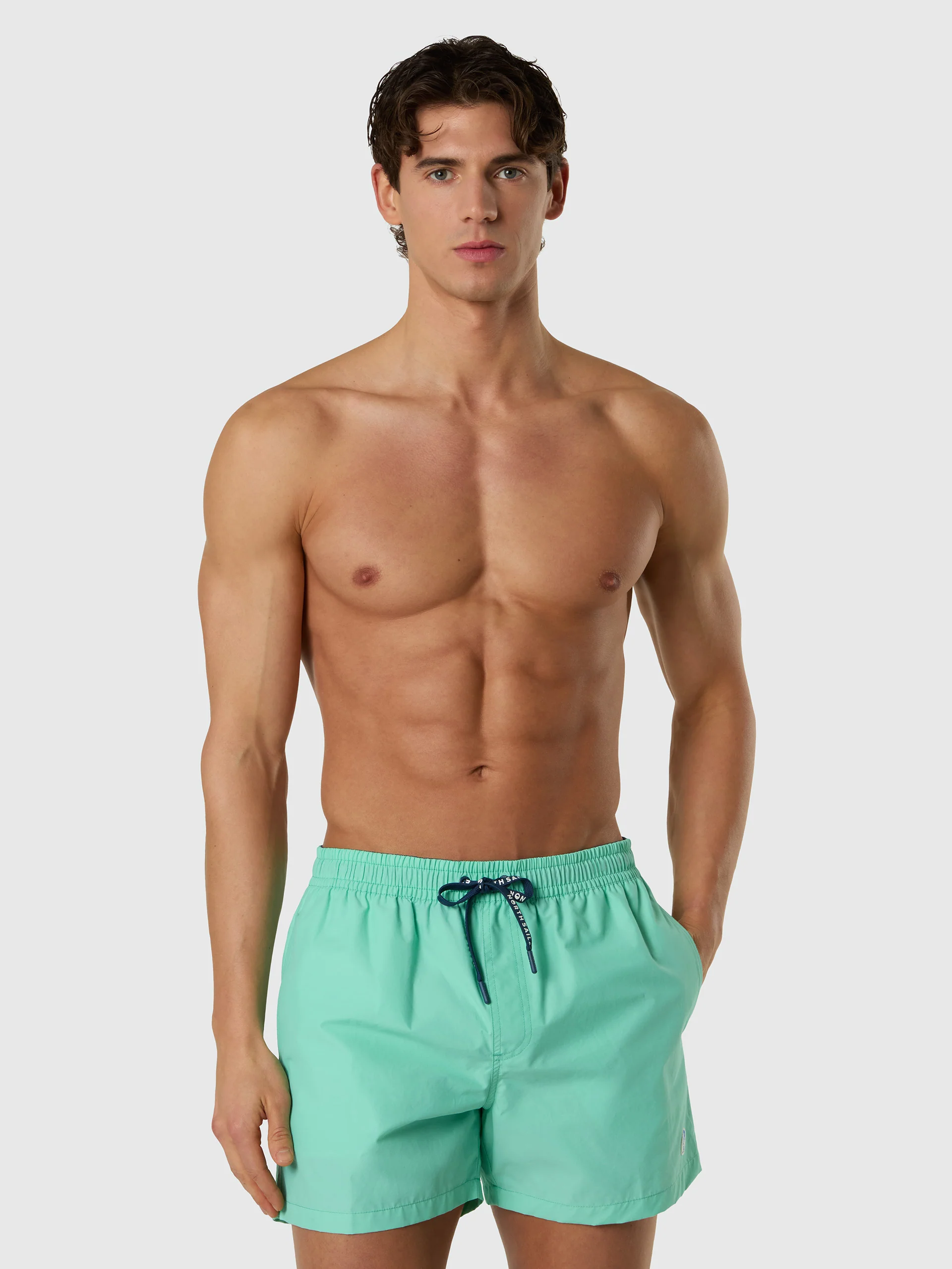 Swim shorts with logo patch - Image 15