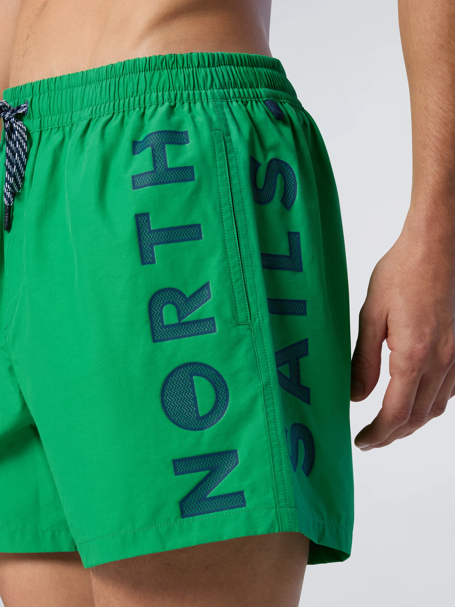 Swim shorts with vertical print - Image 13