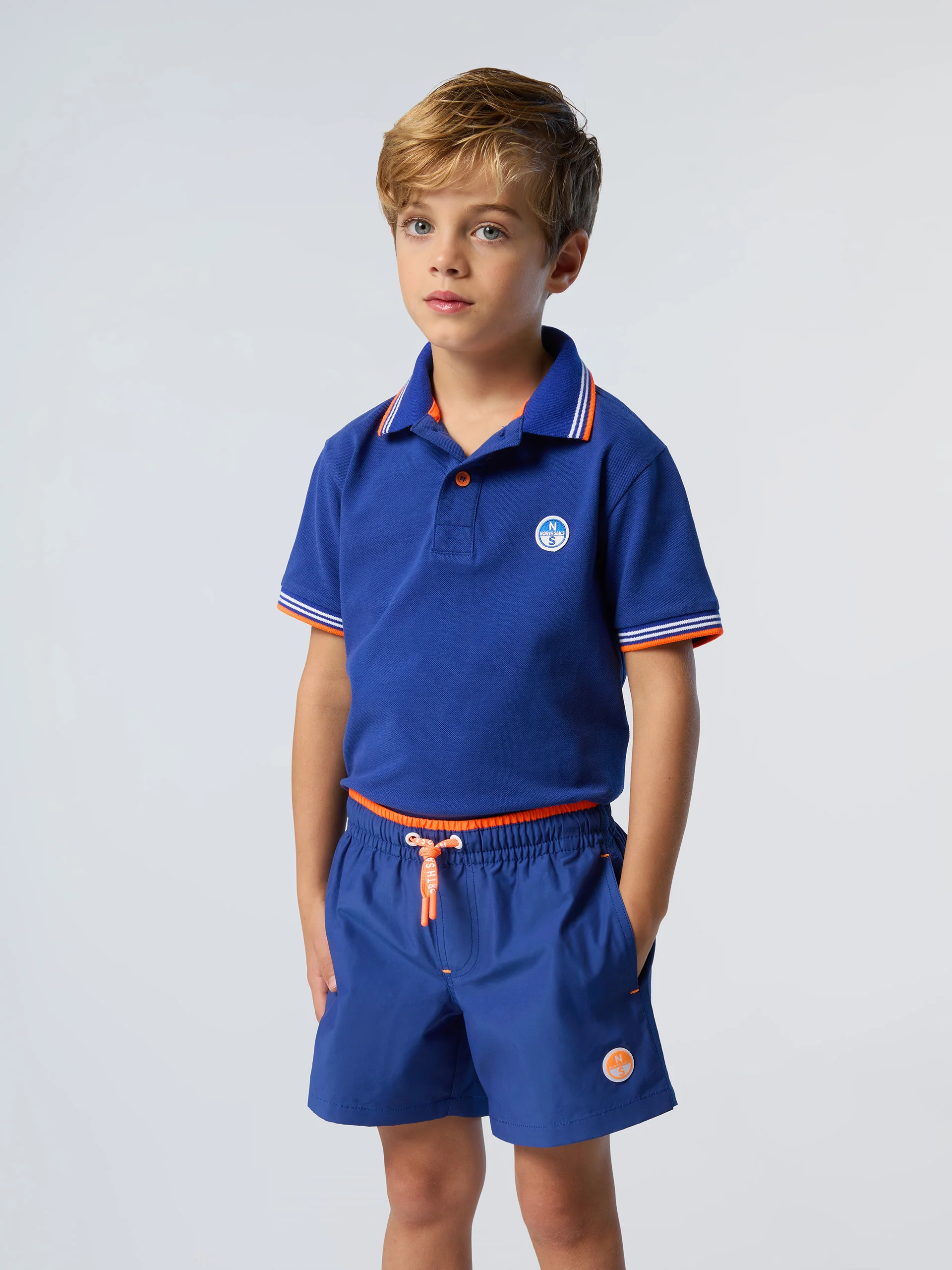 Swim shorts with contrast pocket - Image 21