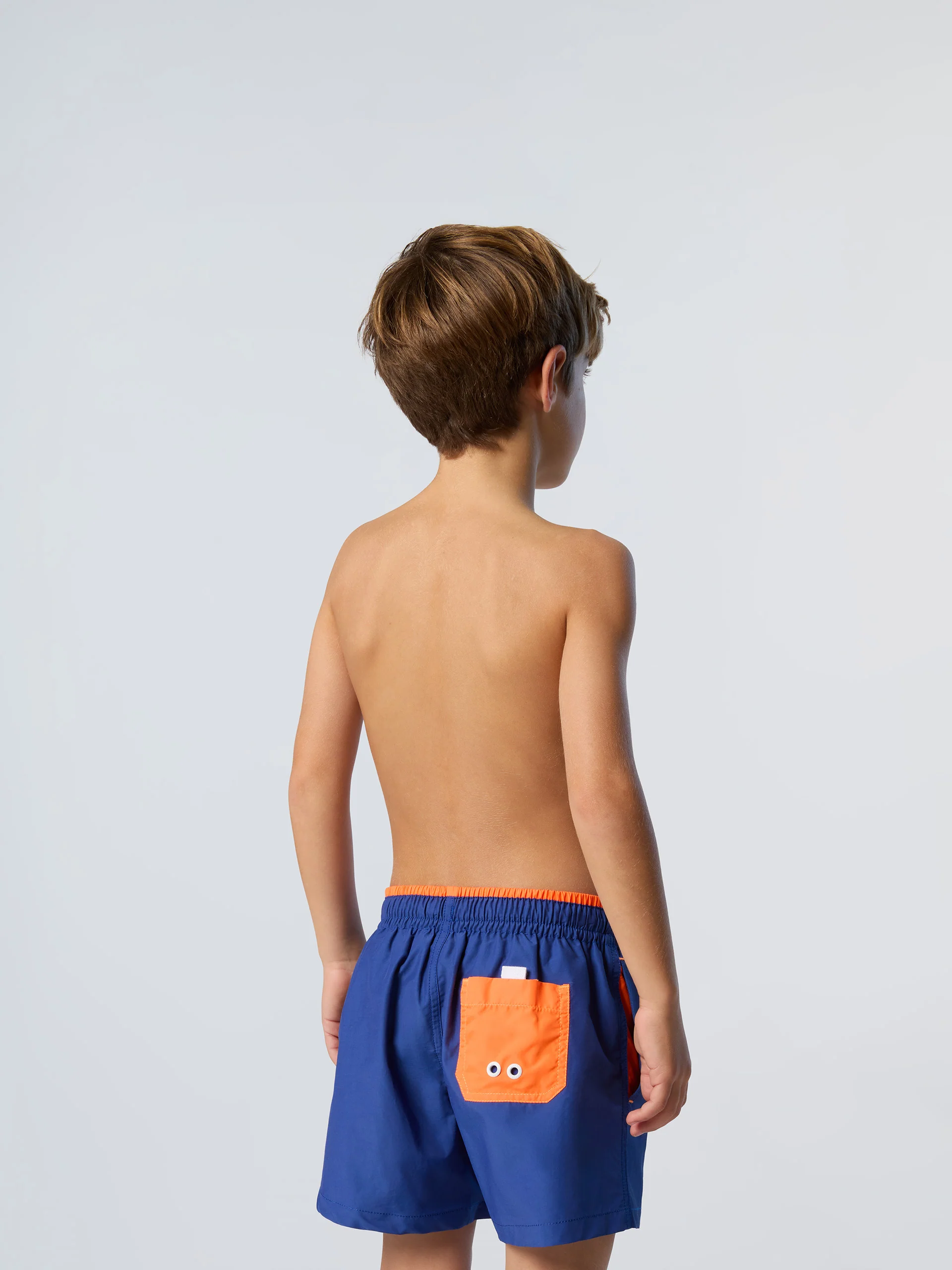 Swim shorts with contrast pocket - Image 23