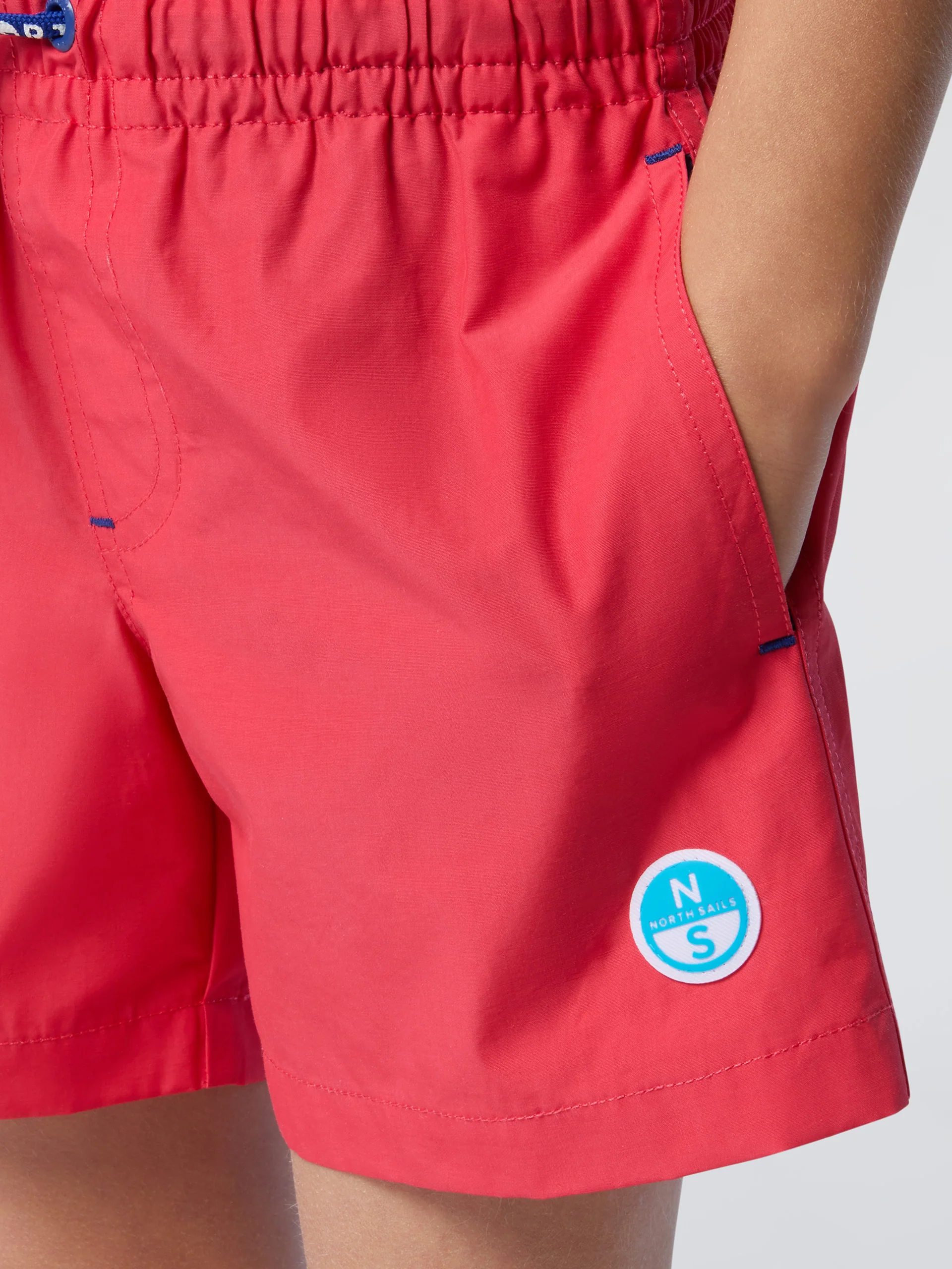 Swim shorts with contrast pocket - Image 6