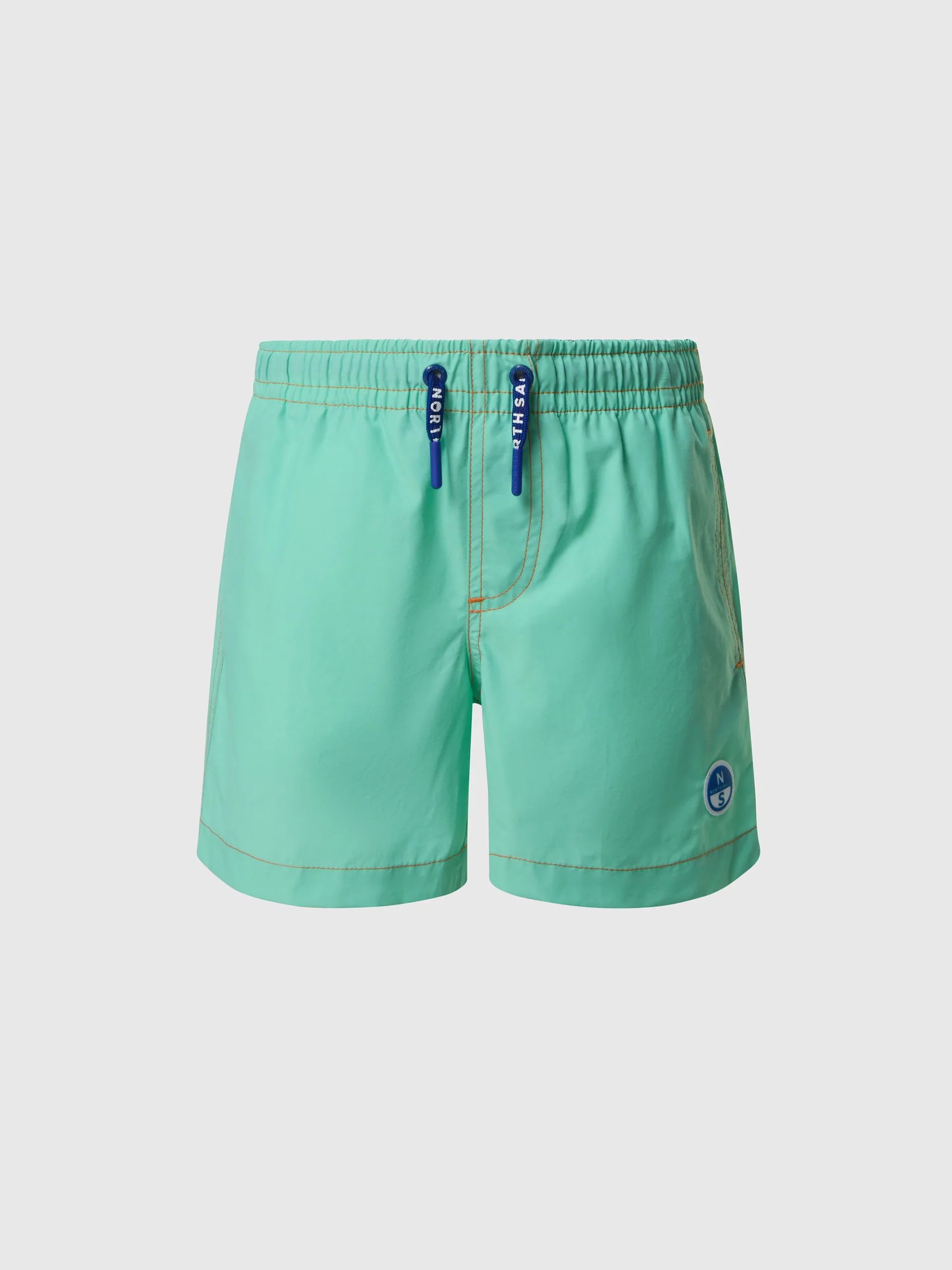 Swim shorts with contrast pocket - Image 3