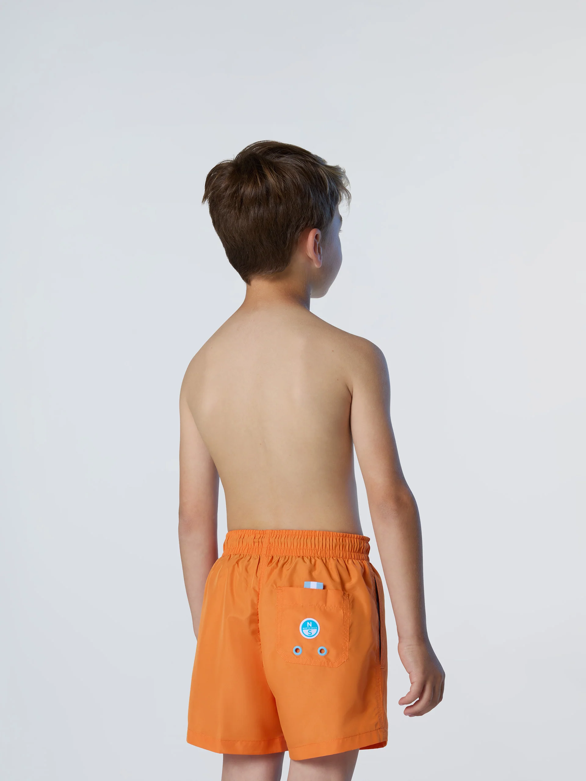 Swim shorts with vertical print - Image 4