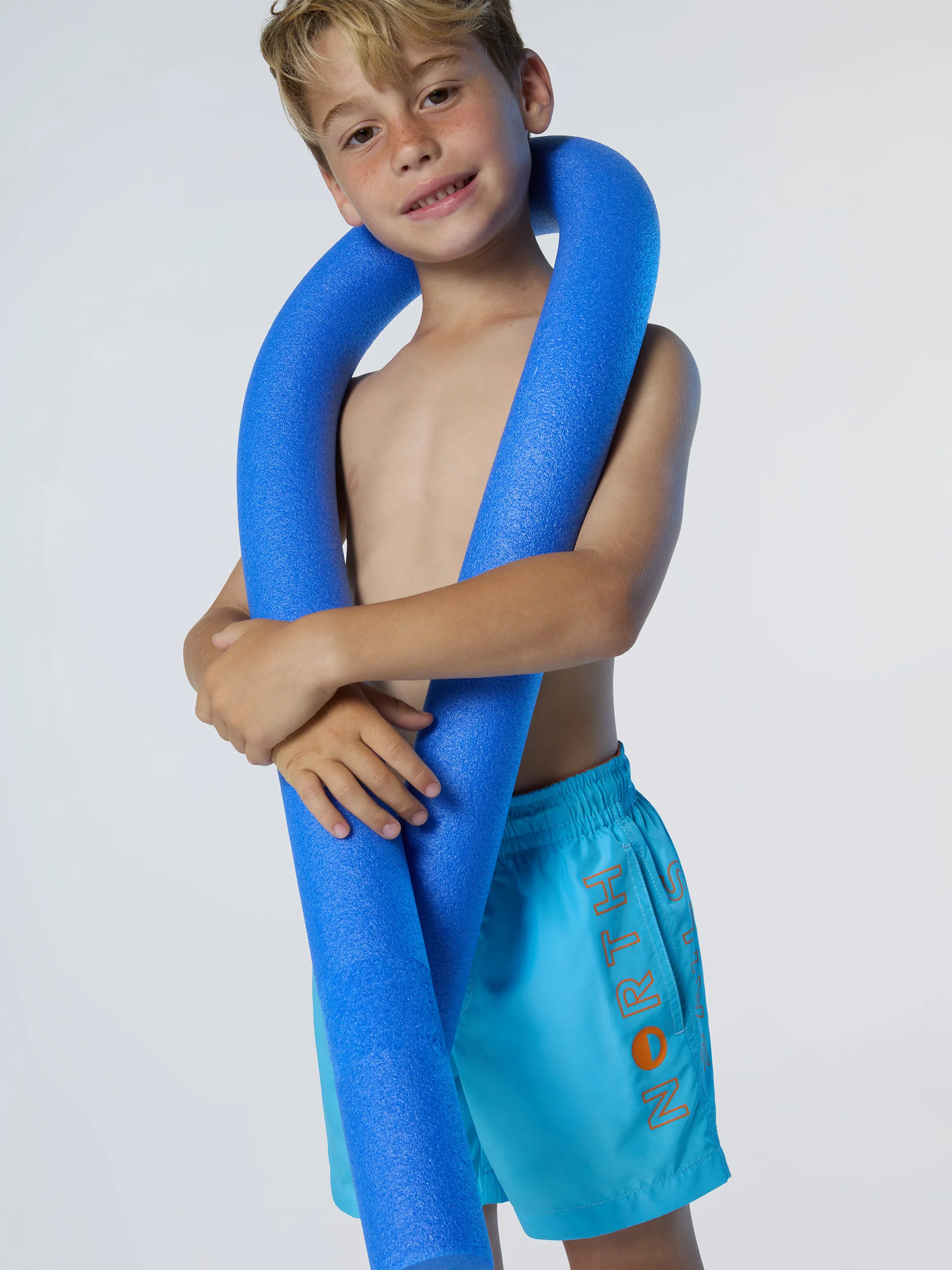 Swim shorts with vertical print - Image 9