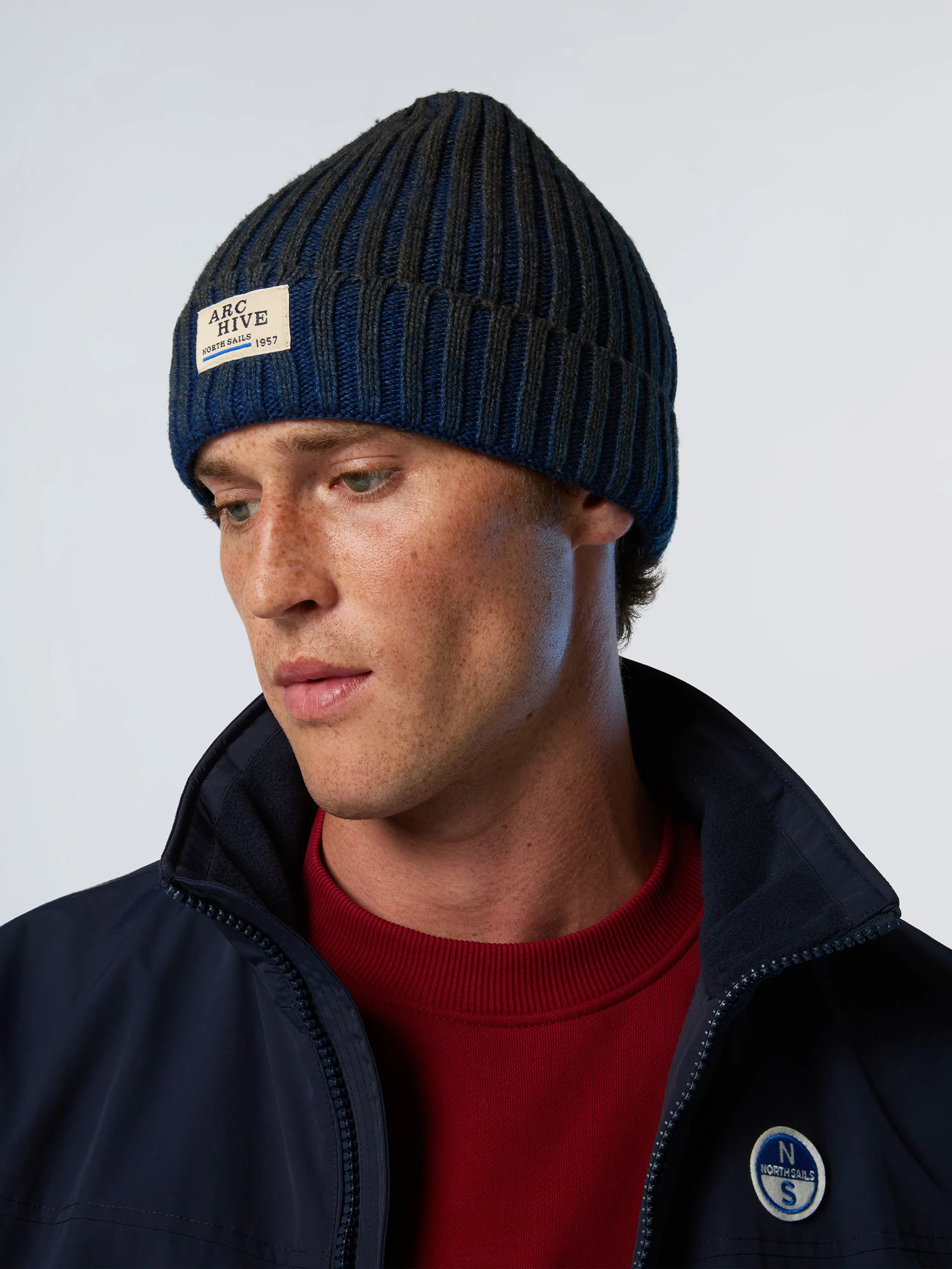 Archival ribbed beanie - Image 3