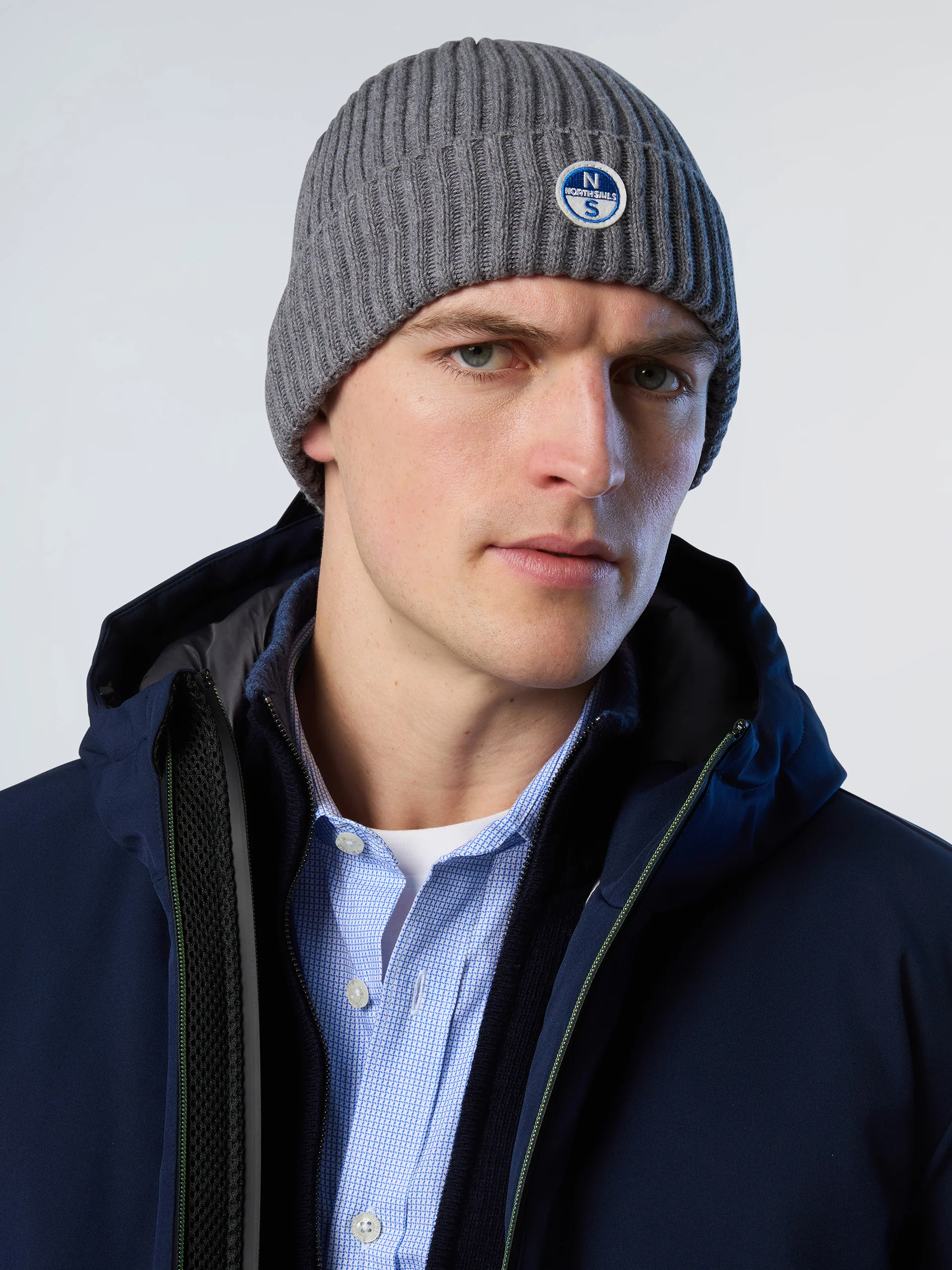 Wide-rib beanie with logo patch - Image 10