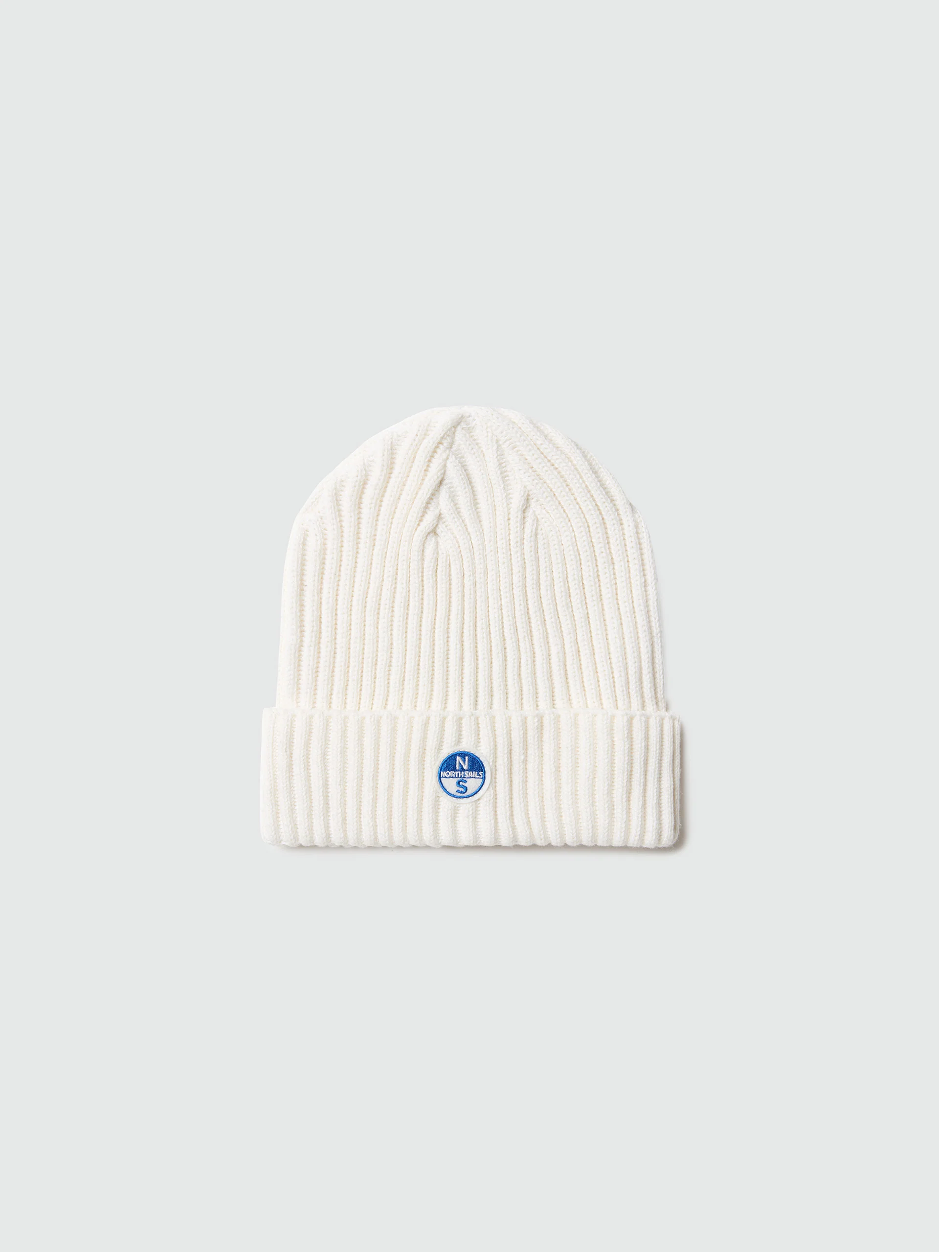 Wide-rib beanie with logo patch - Image 3