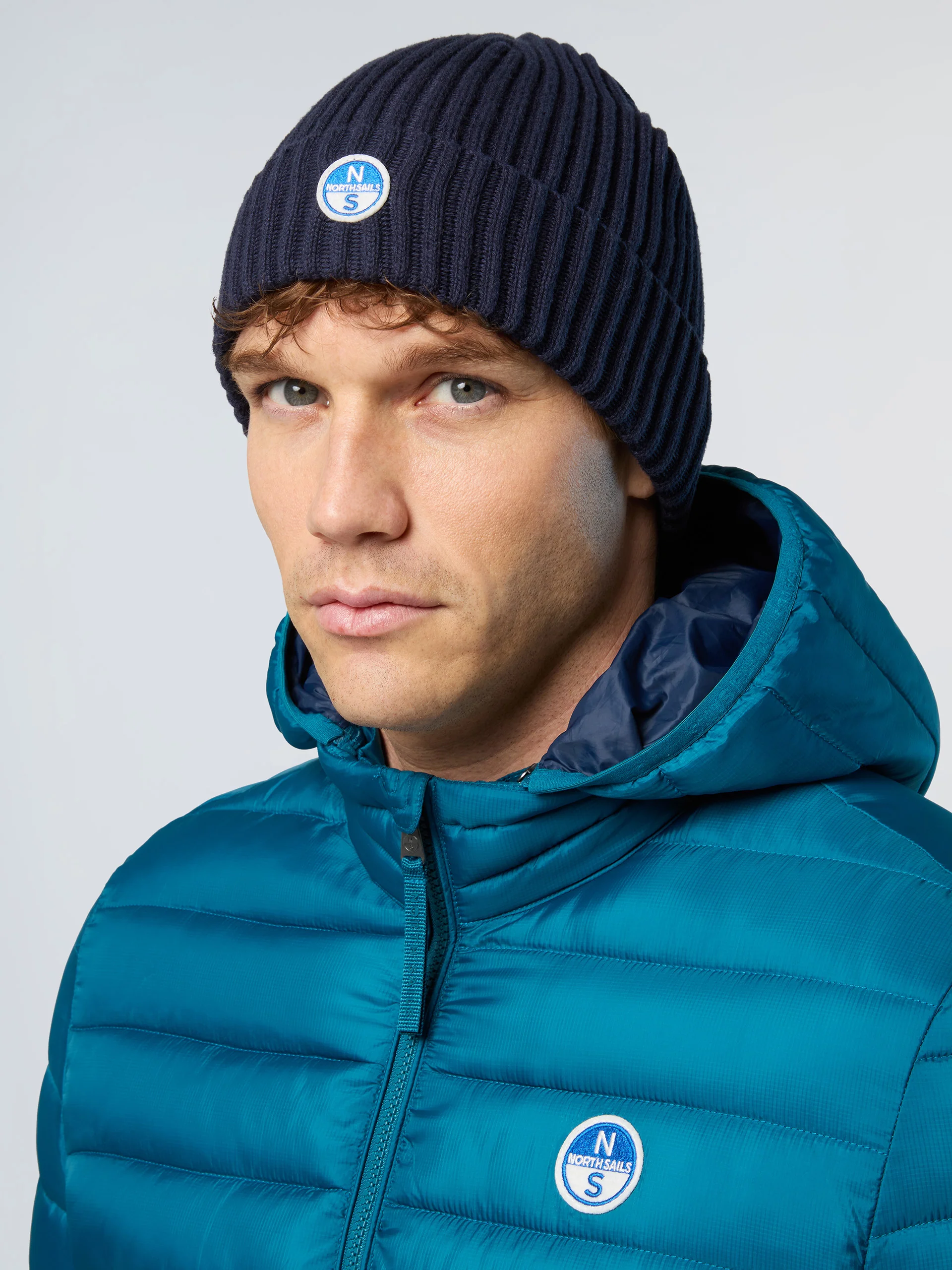 Wide-rib beanie with logo patch - Image 5