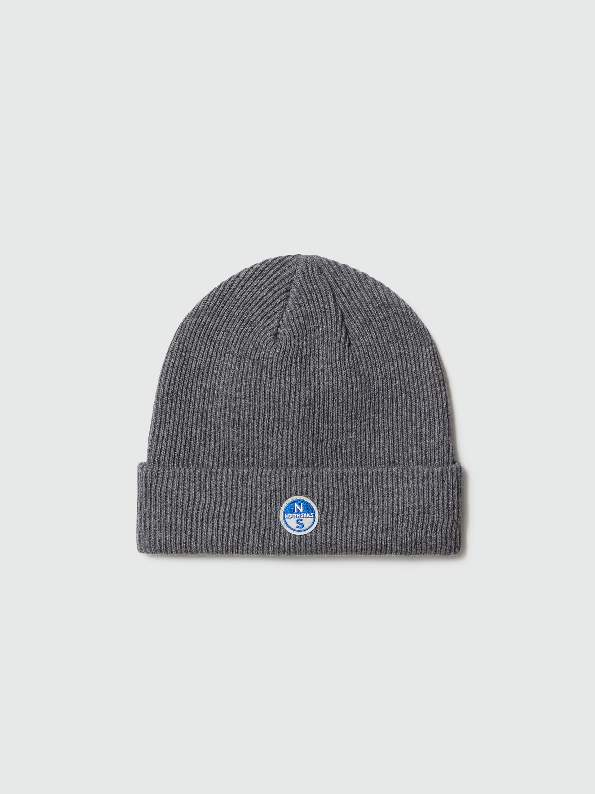 Micro-rib beanie with logo patch - Image 5