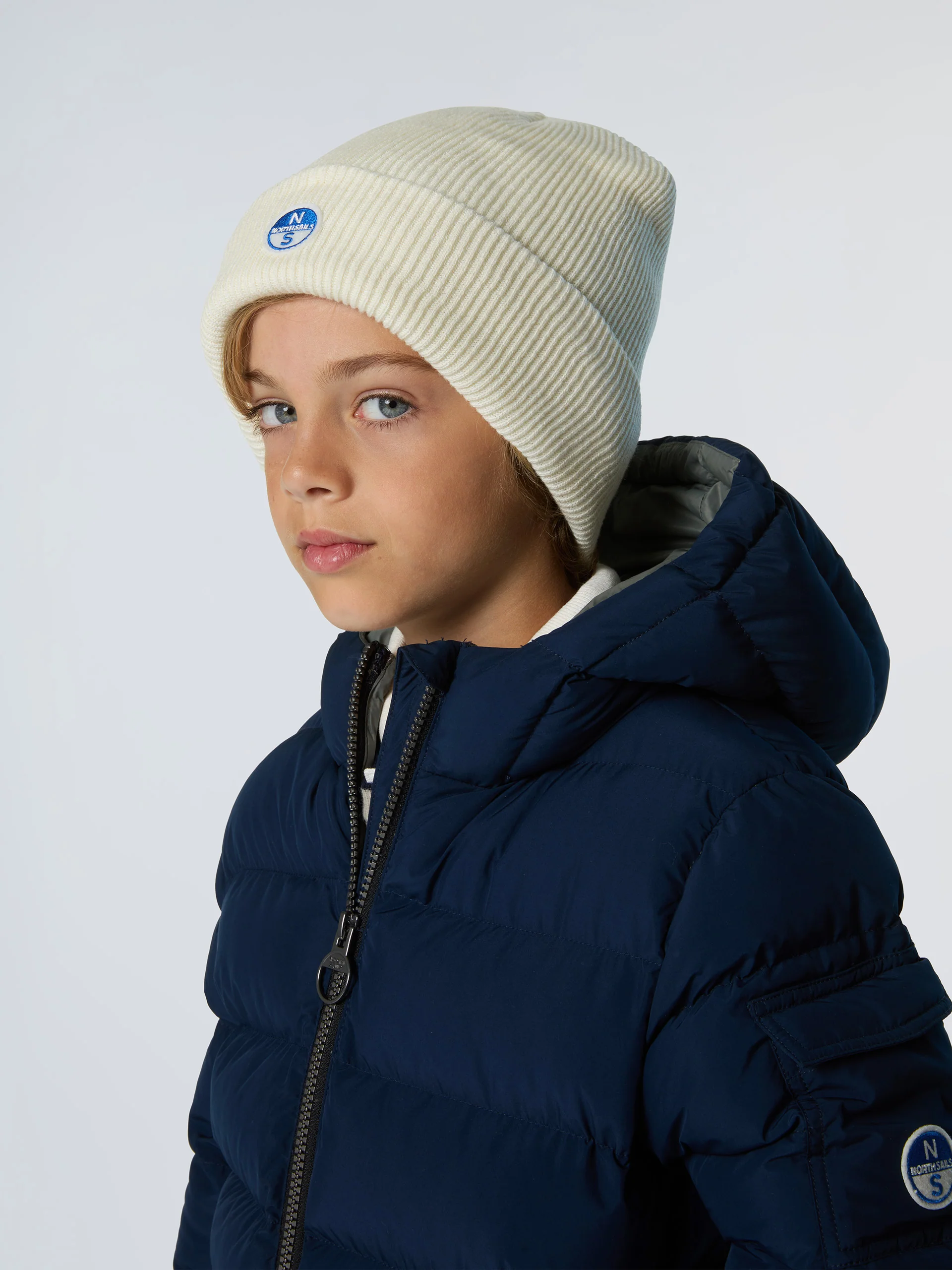 Ribbed beanie with logo patch - Image 4