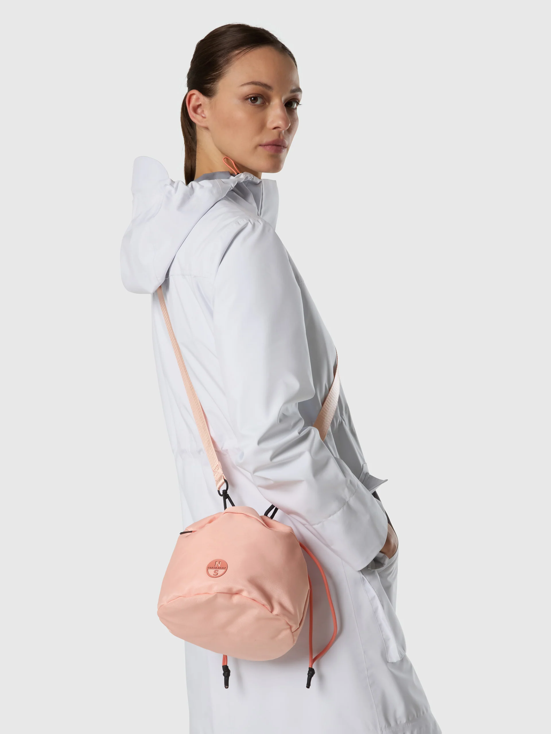 Drawstring bucket bag