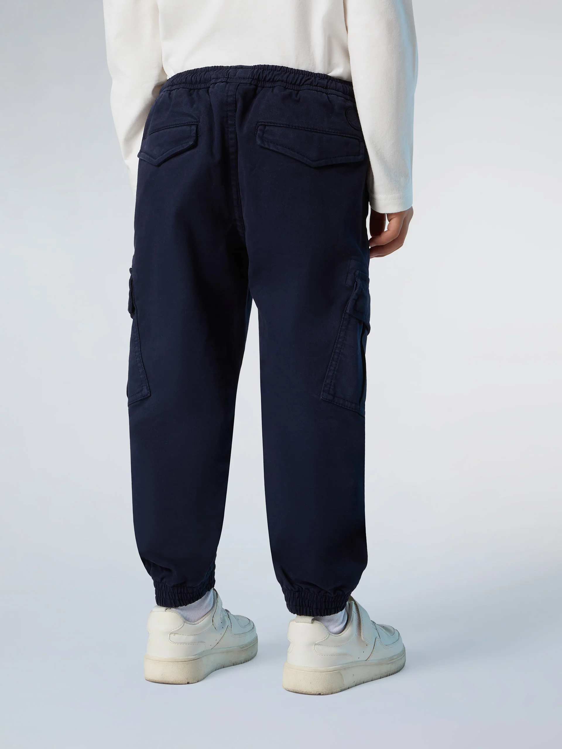 Cargo pants with elasticated waist - Image 3