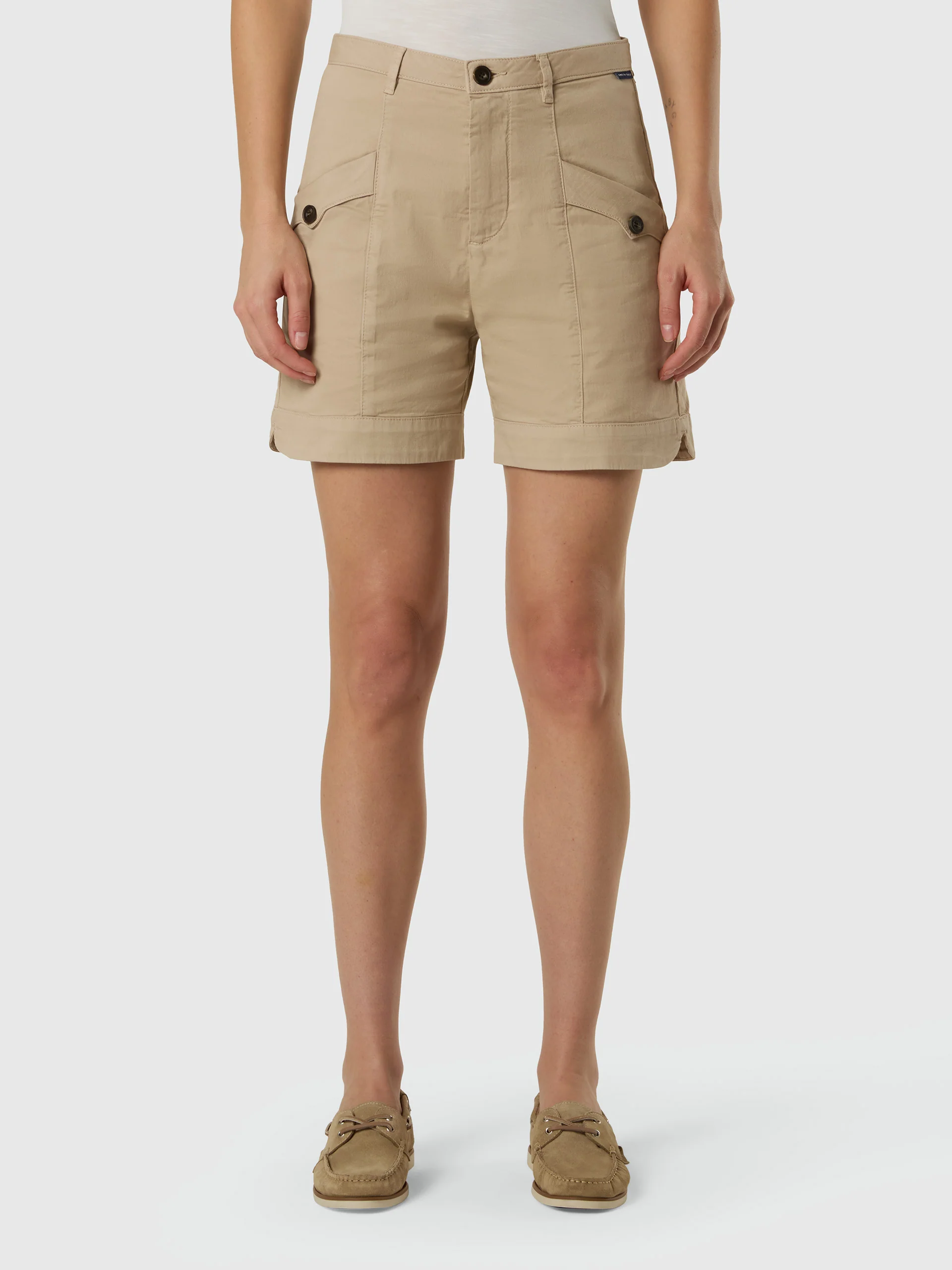 Gabardine cargo shorts - Image 6
